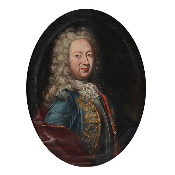Scuola del XVIII secolo Ritratto del Conte Gian Felice Porporato d’Alma
