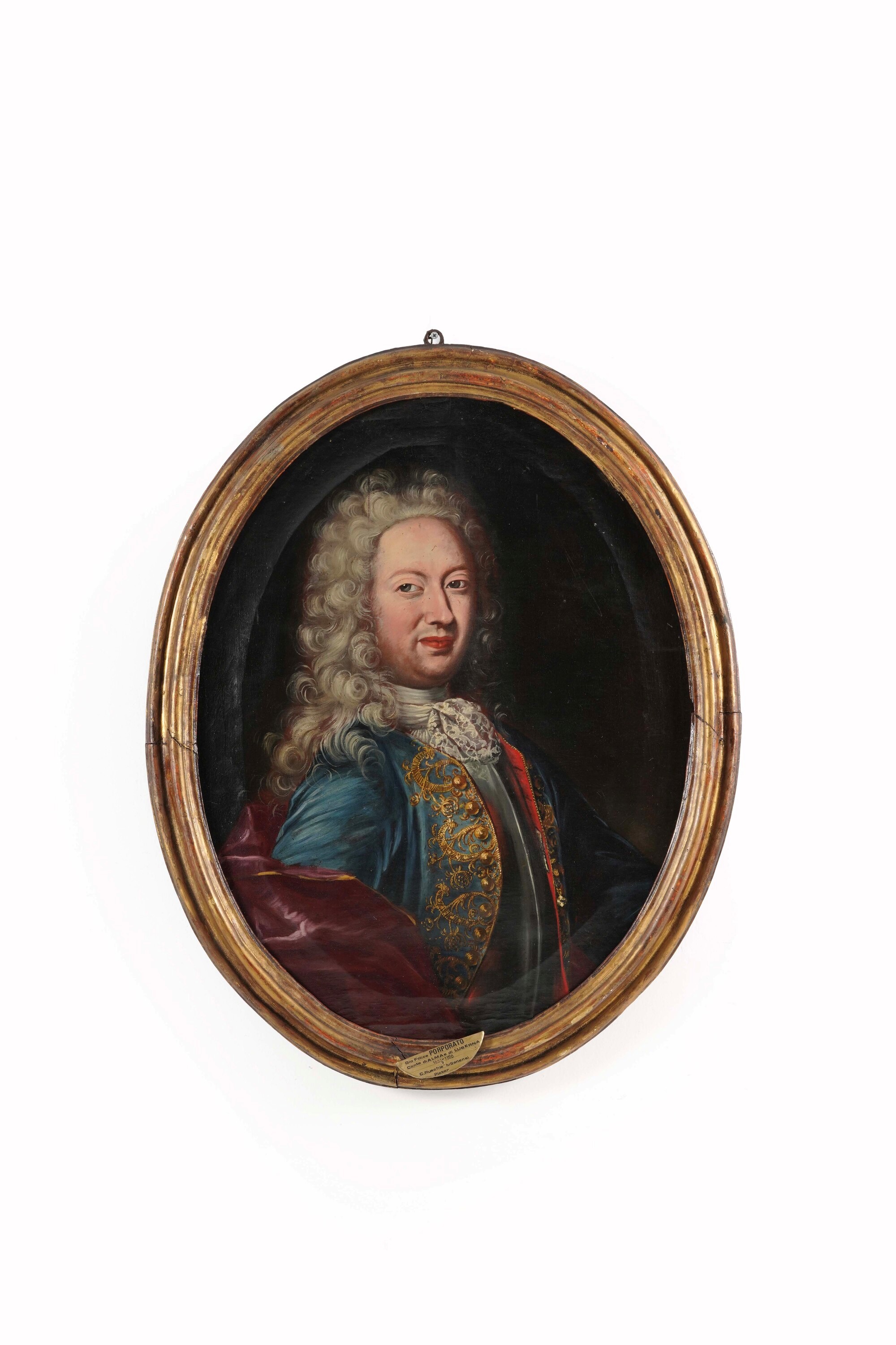 Scuola del XVIII secolo, Ritratto del Conte Gian Felice Porporato d’Alma