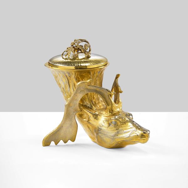 Champagne bucket deer