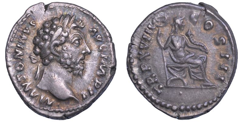 SHIPPING ONLY IN ITALY. MARCO AURELIO, 161-180. Denario.  - Auction Light Numismatics - Cambi Casa d'Aste