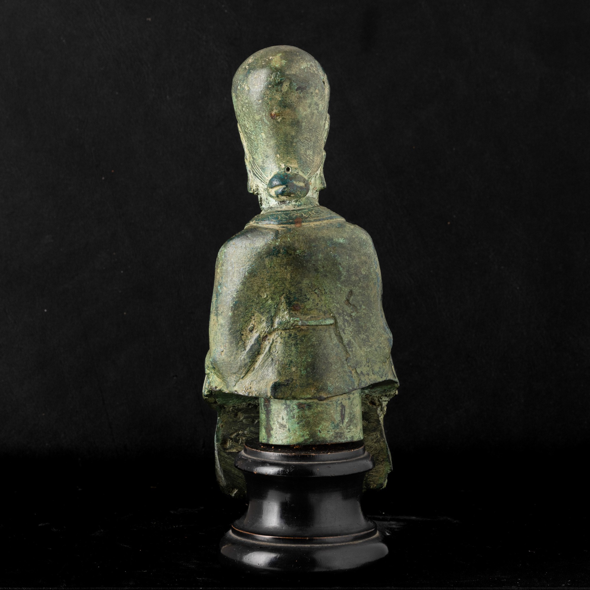 Figura di Shoulao, bronzo, Cina, Dinastia Qing (XIX secolo)