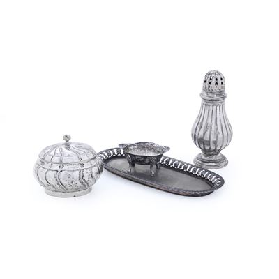 Argenteria da tavola, Zuccheriera e accessori (XX secolo)