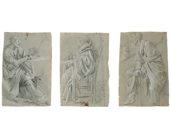 Studi di figure panneggiate