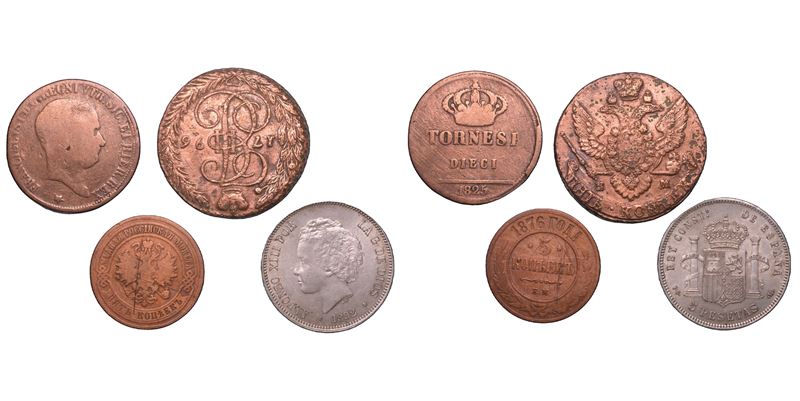 STATI VARI. Lotto di quattro monete.  - Asta Numismatica Light - Cambi Casa d'Aste
