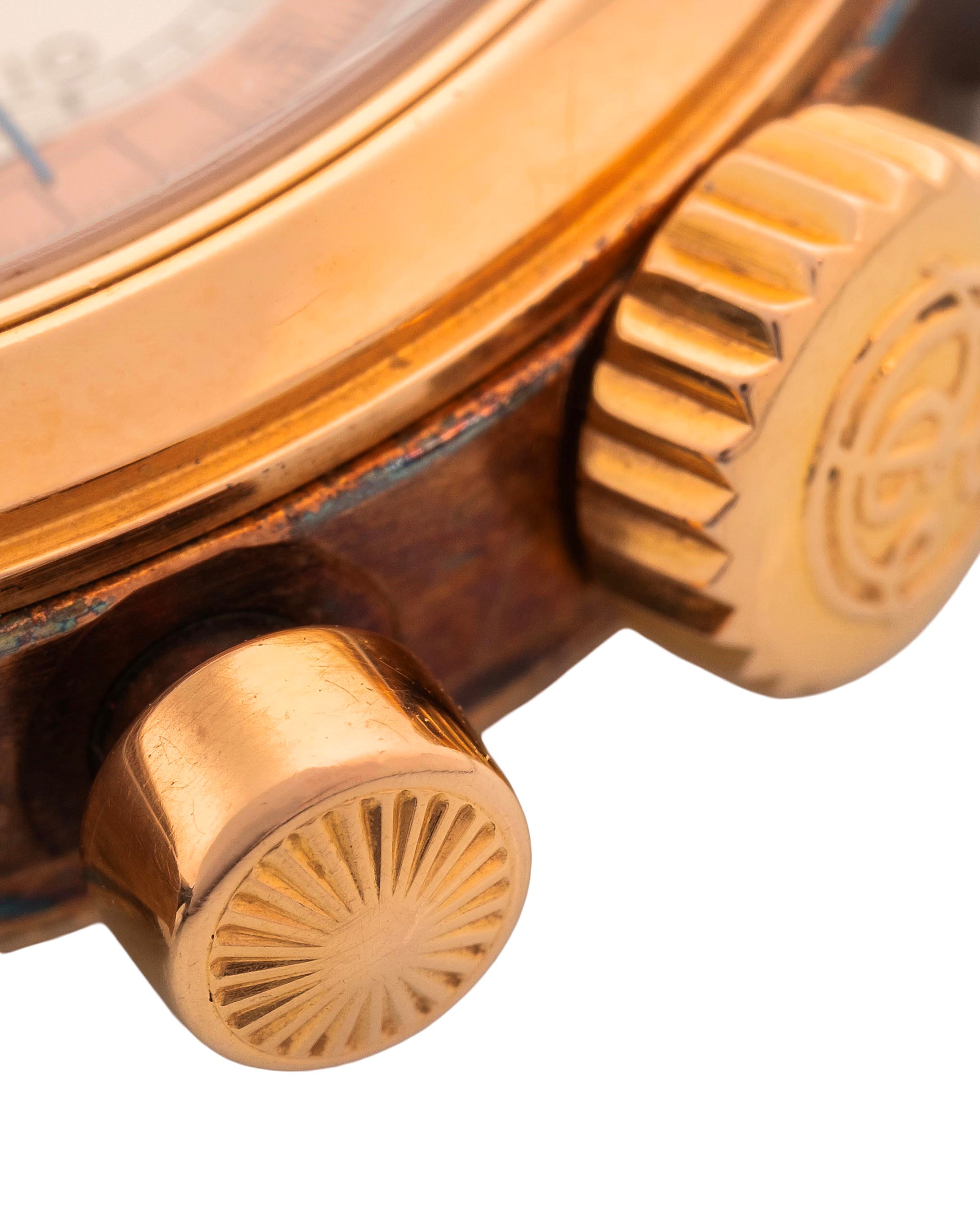 Roger Dubuis - Hommage Chronograph ref. H37, oro rosa 18k con quadrante bitonale e fondello a vis...