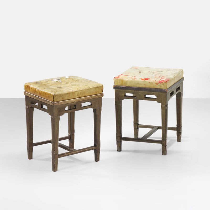 Ernesto Basile : Due panchette  - Asta Fine Design - Cambi Casa d'Aste