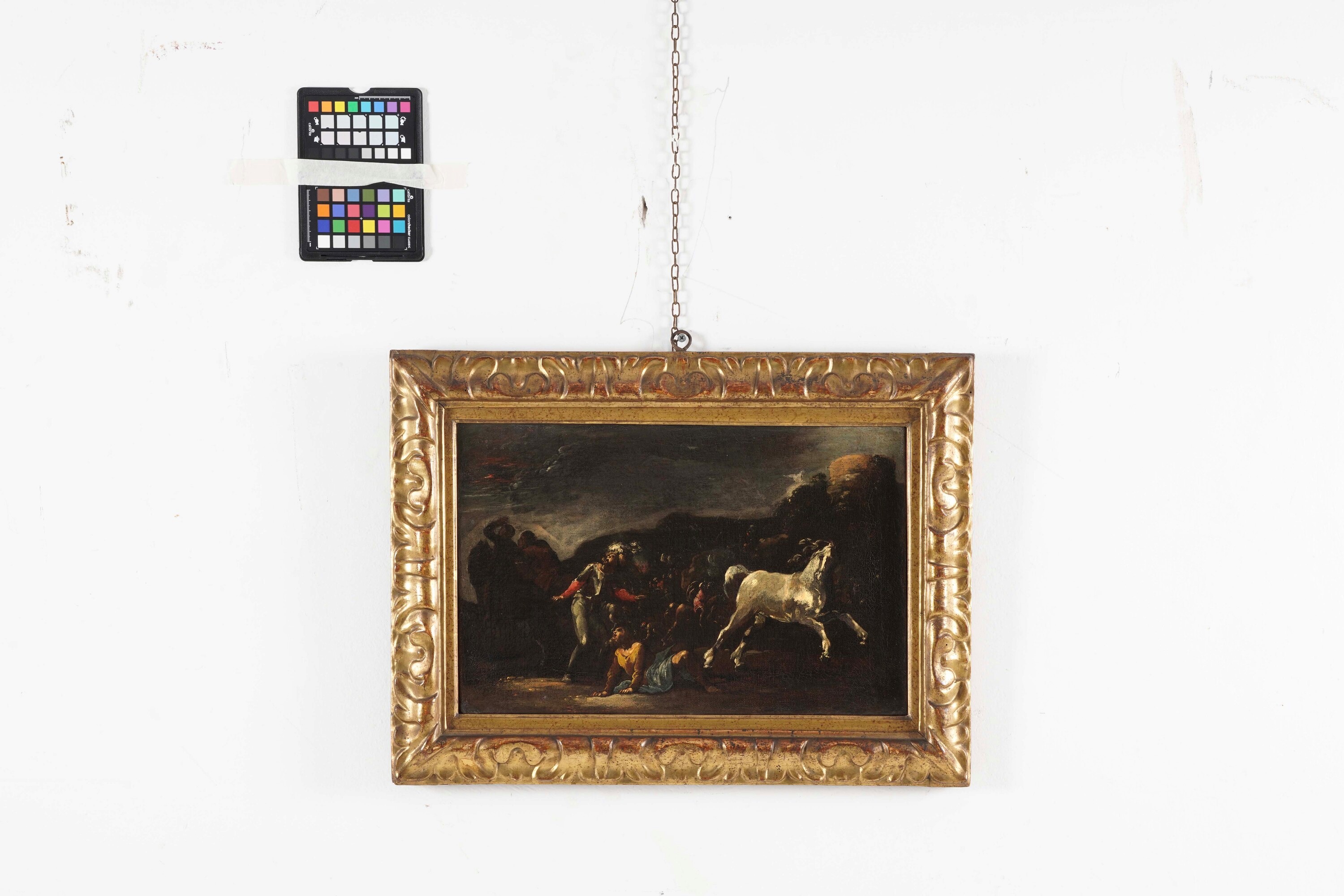 Adam Frans Van Der Meulen - Scontri di cavalleria, olio su tela
