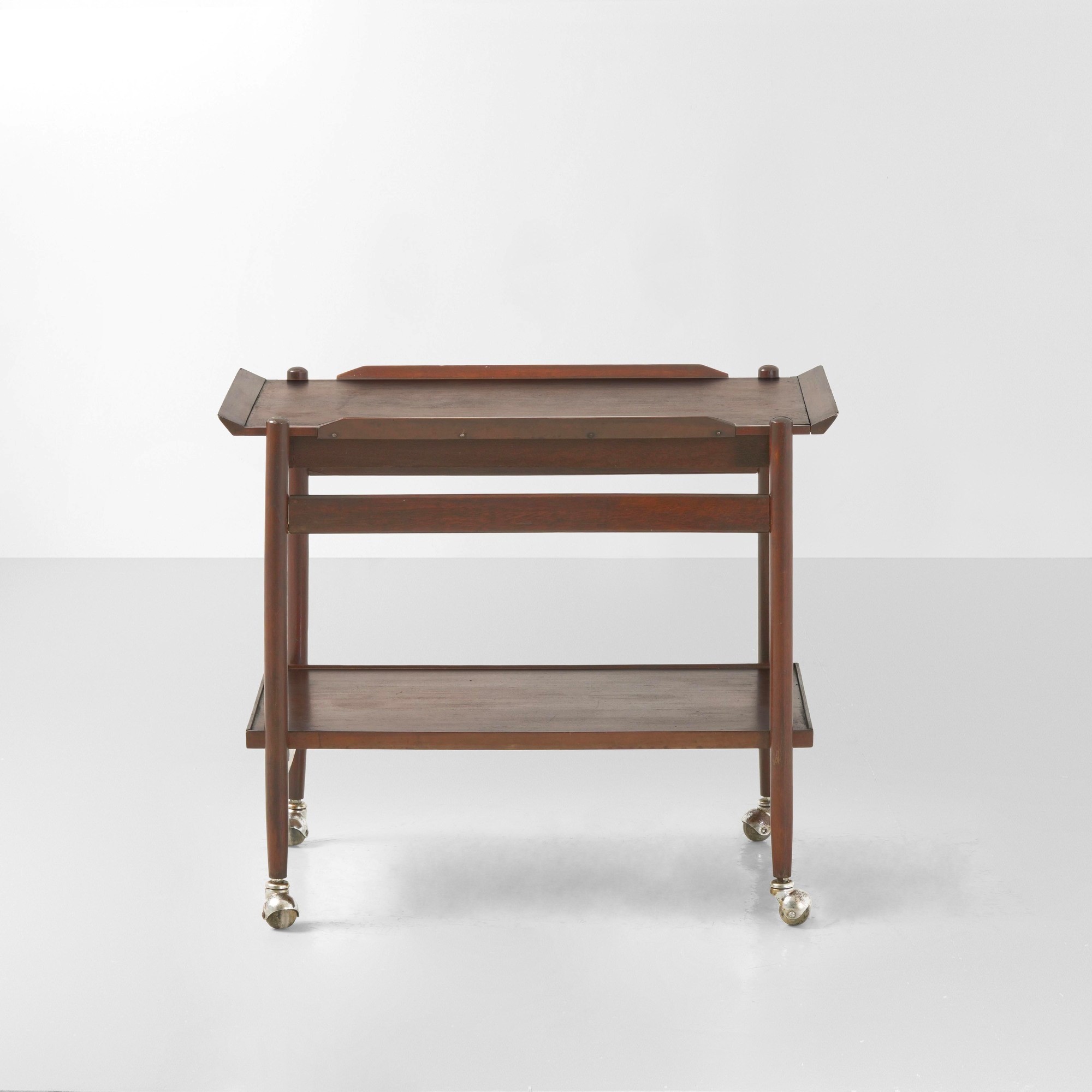Italia, Carrello da interno in legno e metallo (stile industriale), circa 1960