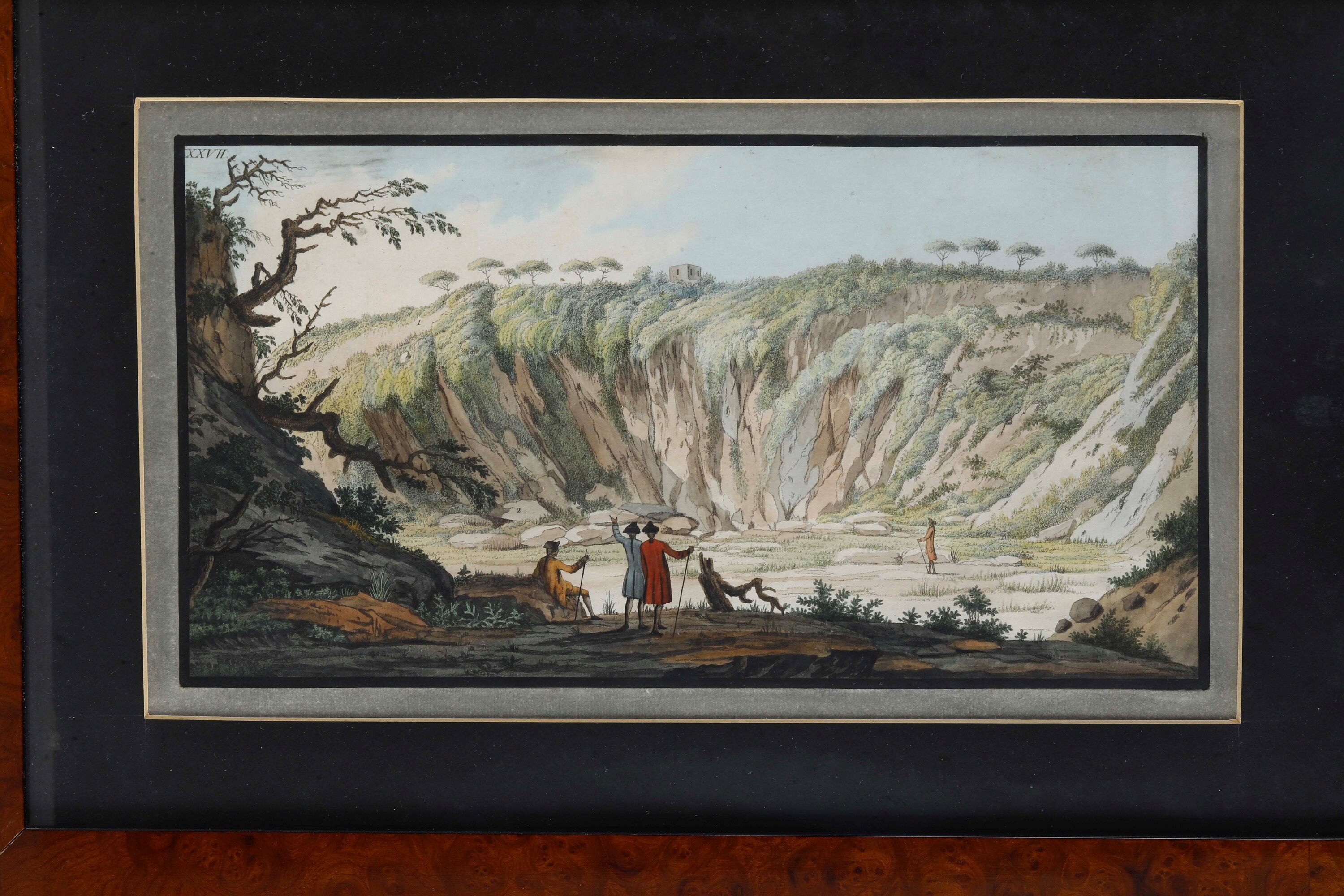 Pittore del XIX secolo, Vedute del Vesuvio e del Monte Nuovo