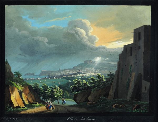 Veduta di Napoli dal Campo