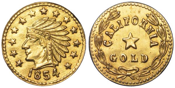 USA - CALIFORNIA. Token 1854.