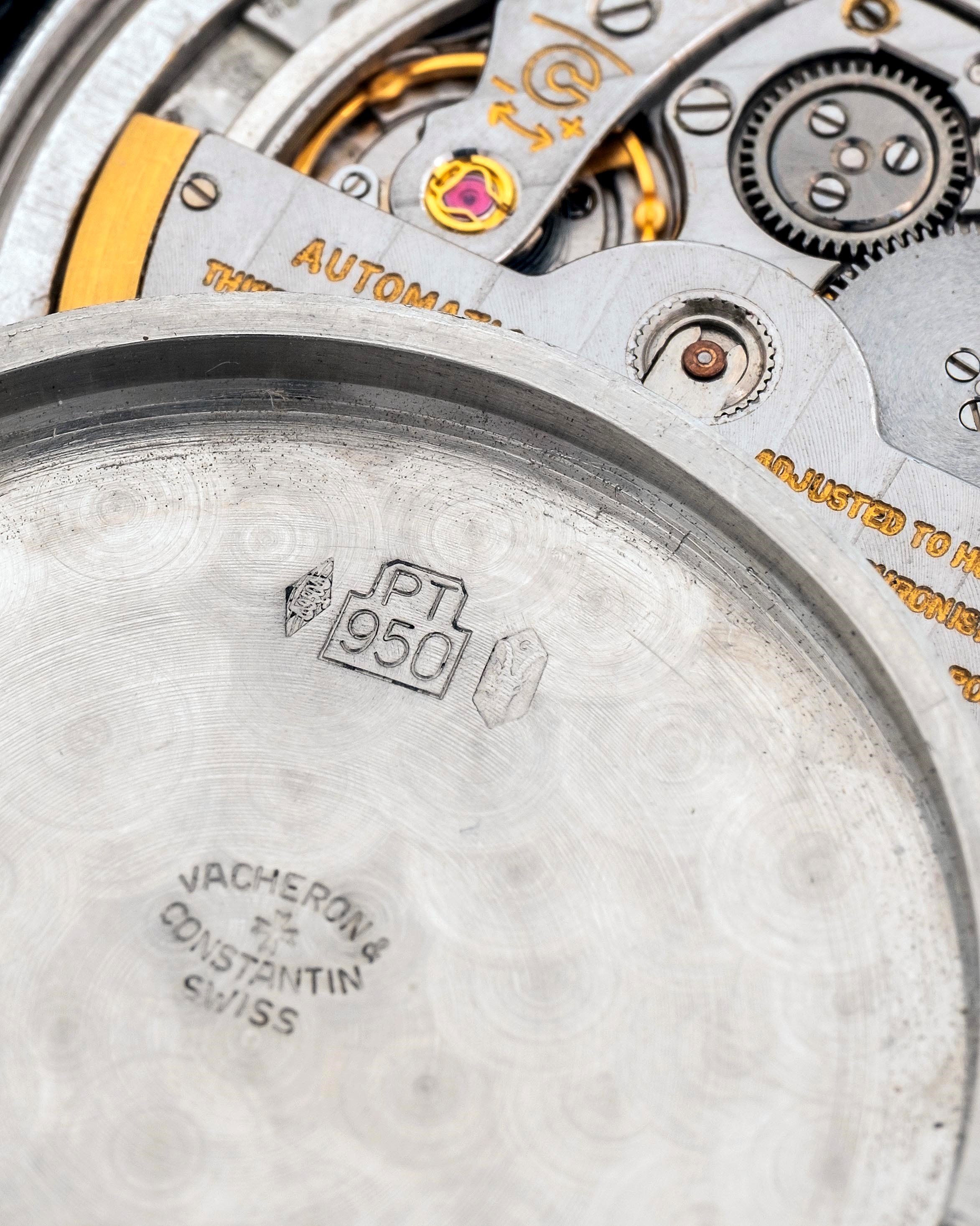 Vacheron & Constantin - Patrimony ref. 43031 in platino 950 e diamanti, quadrante champagne, circ...