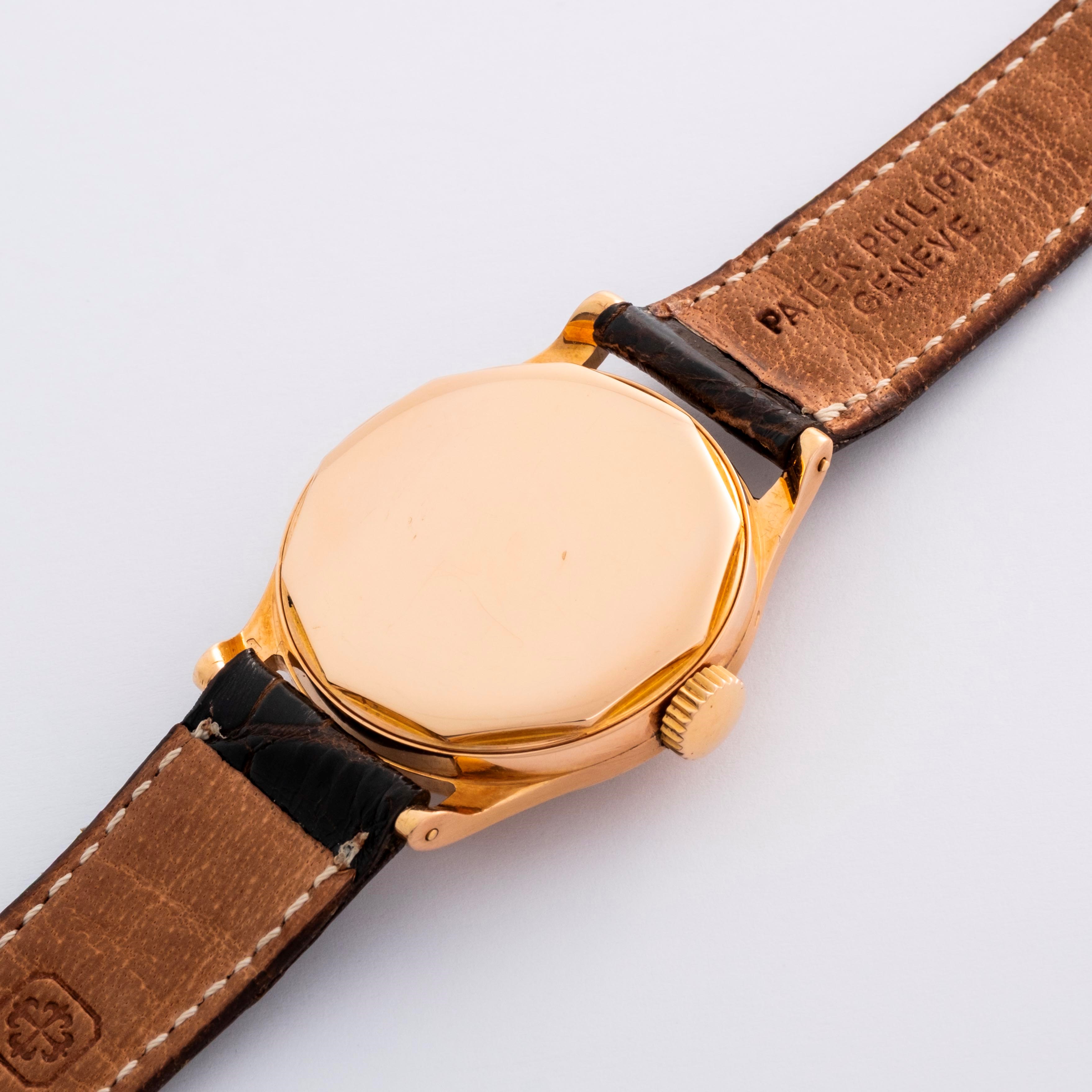 Patek Philippe - Calatrava ref. 2508, orologio da polso in oro rosa 18k con quadrante argentè (ci...