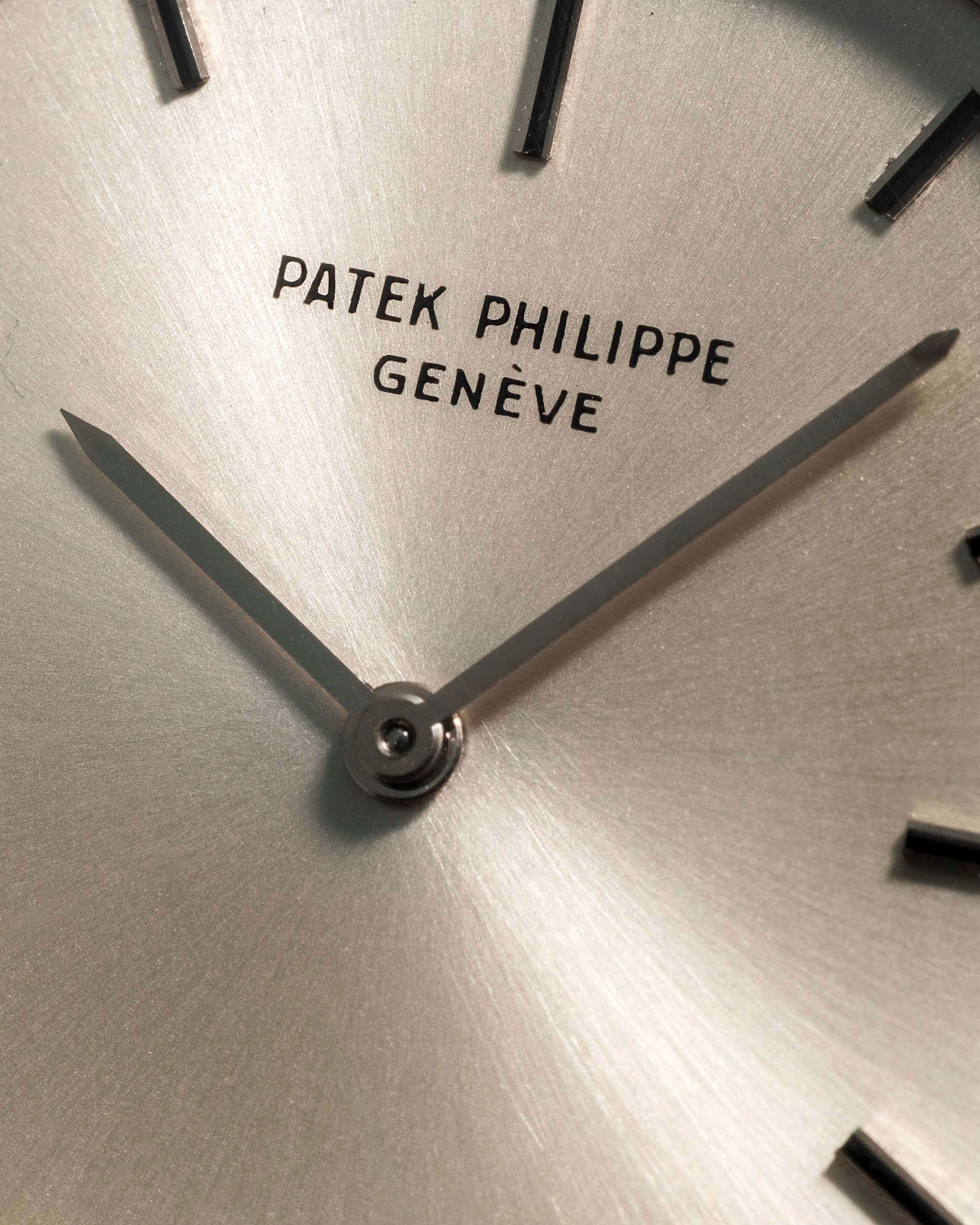 Patek Philippe - Ellipse ref. 3548 in oro bianco 18k con quadrante argentè Soleil (circa 1980)