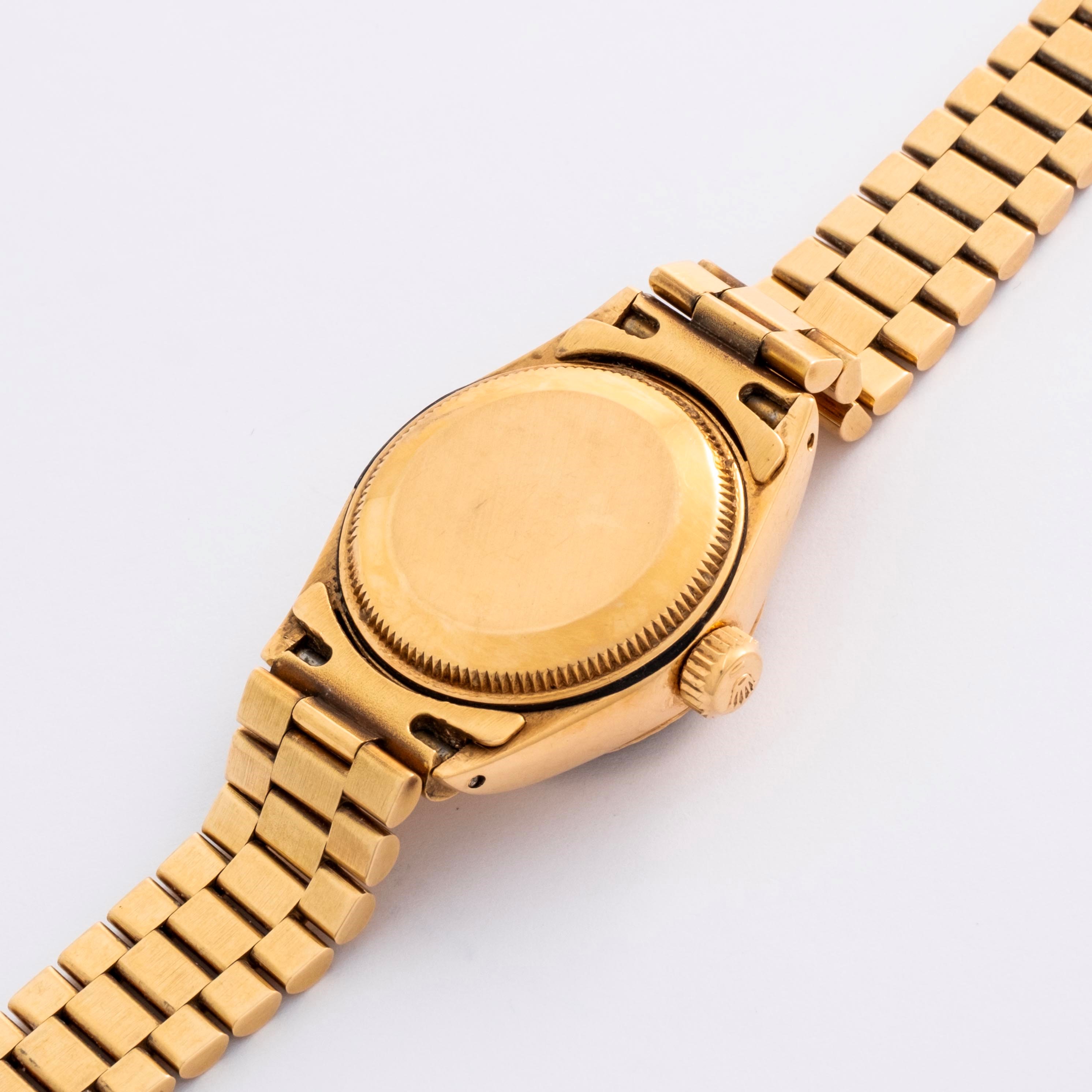 Rolex - Lady Datejust ref. 6917 in oro giallo 18k con quadrante “Occhio di tigre”, circa 1975