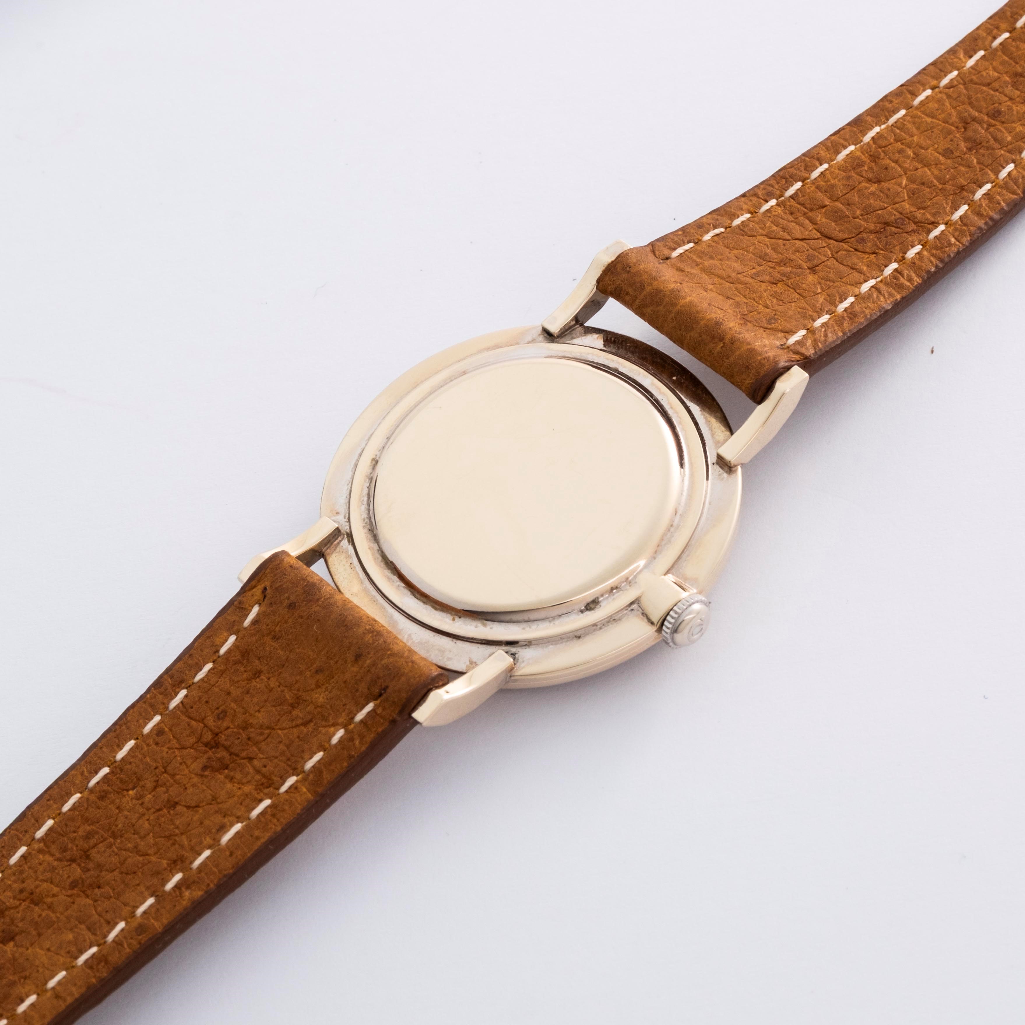 Omega - Solo tempo ref. N 6555 in oro bianco 18k, circa 1956