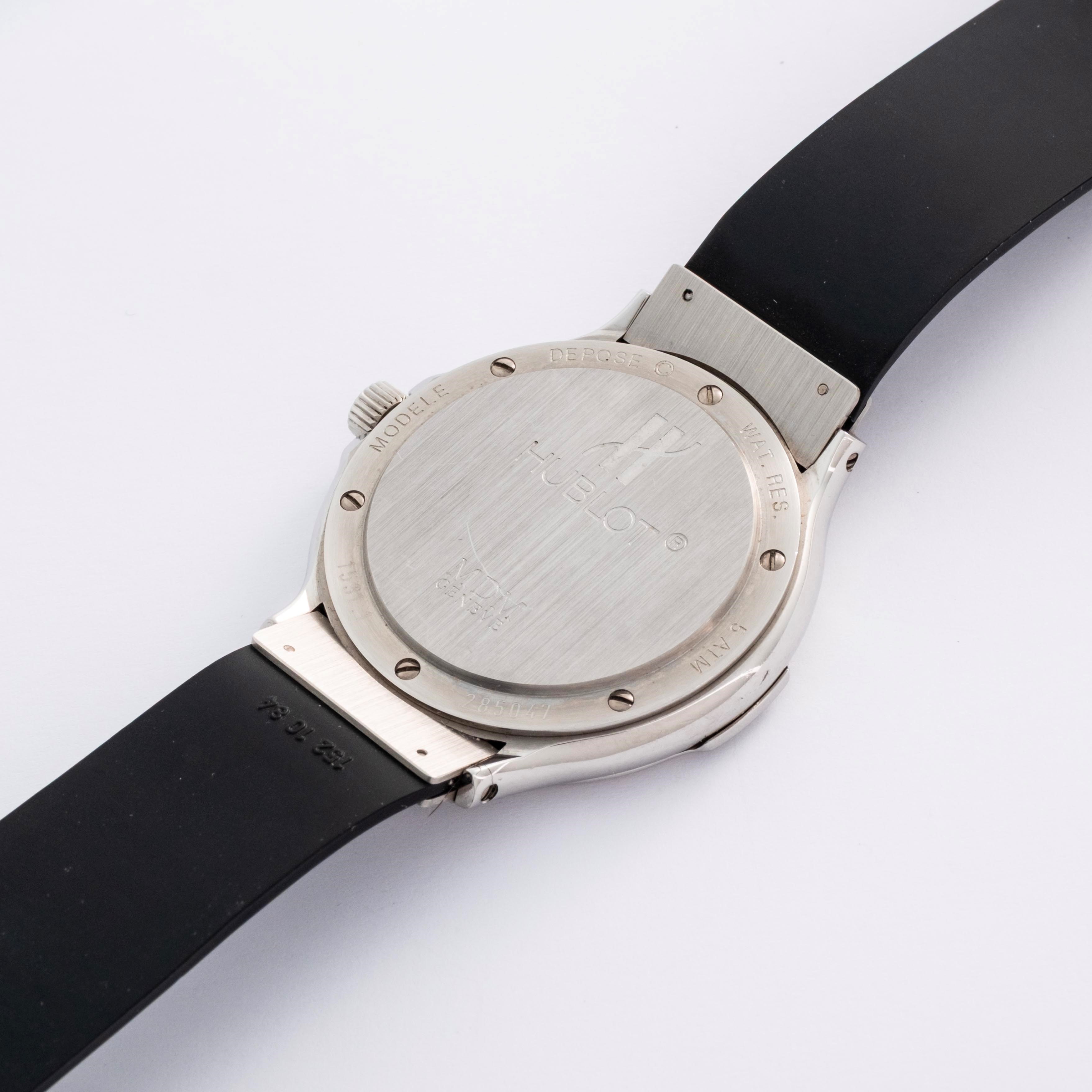 Hublot - Classic Fusion “Milan” ref. 1531.1, acciaio, quadrante blu con caratteri cinesi