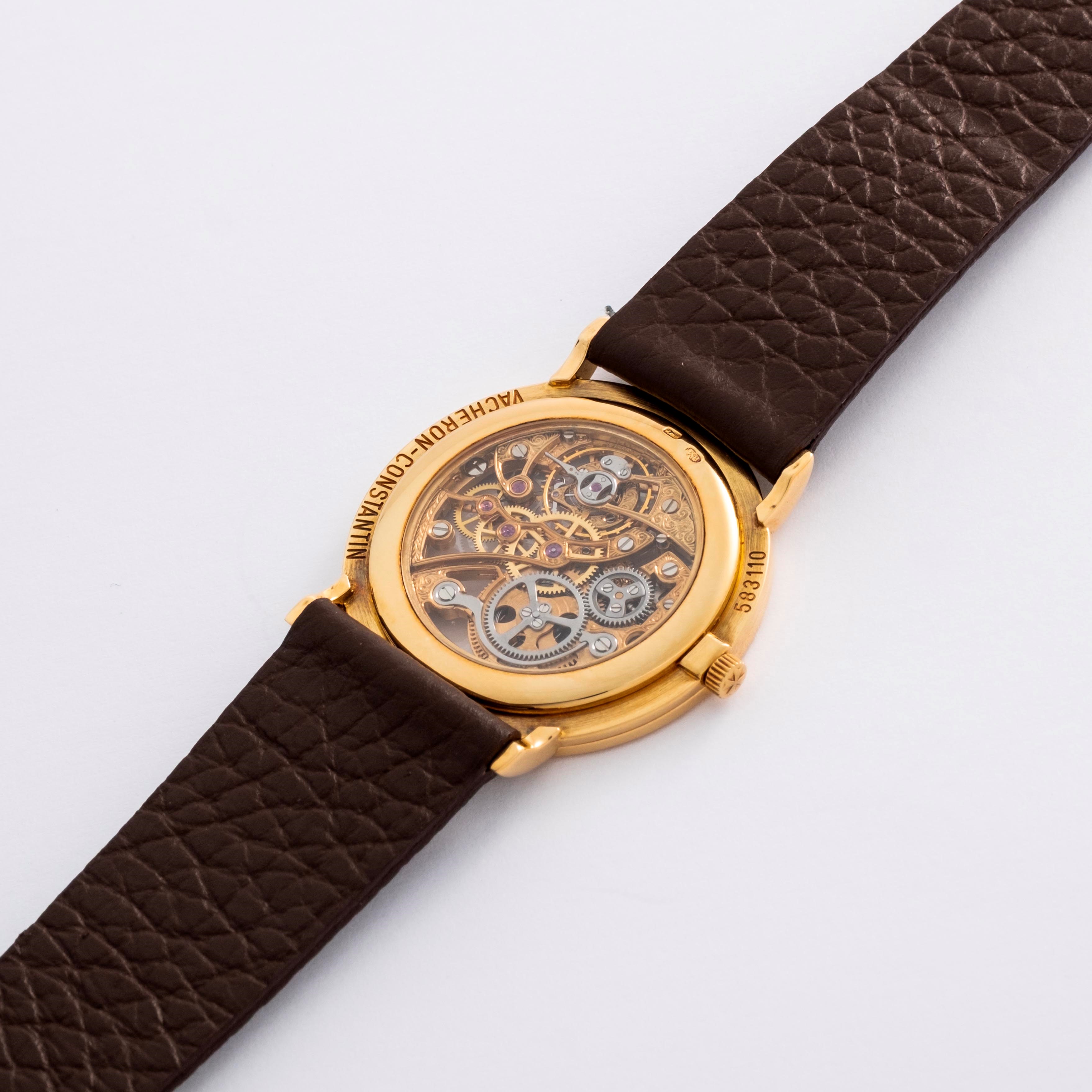 Vacheron & Constantin - Squelette ref. 33114 in oro giallo 18k con quadrante scheletrato (circa 1...