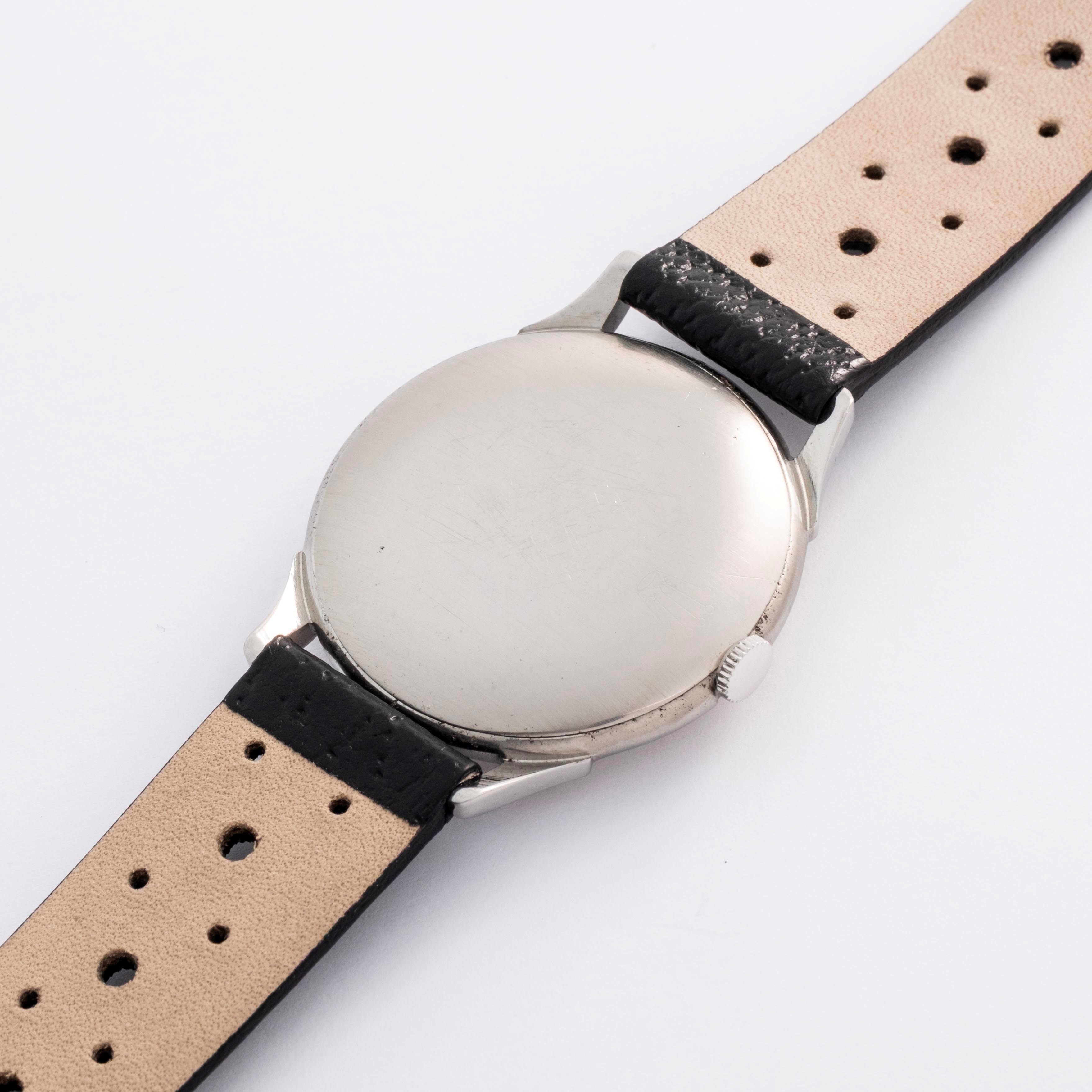 Rolex - Solo Tempo ref. 4498, acciaio, quadrante argenté con piccoli secondi