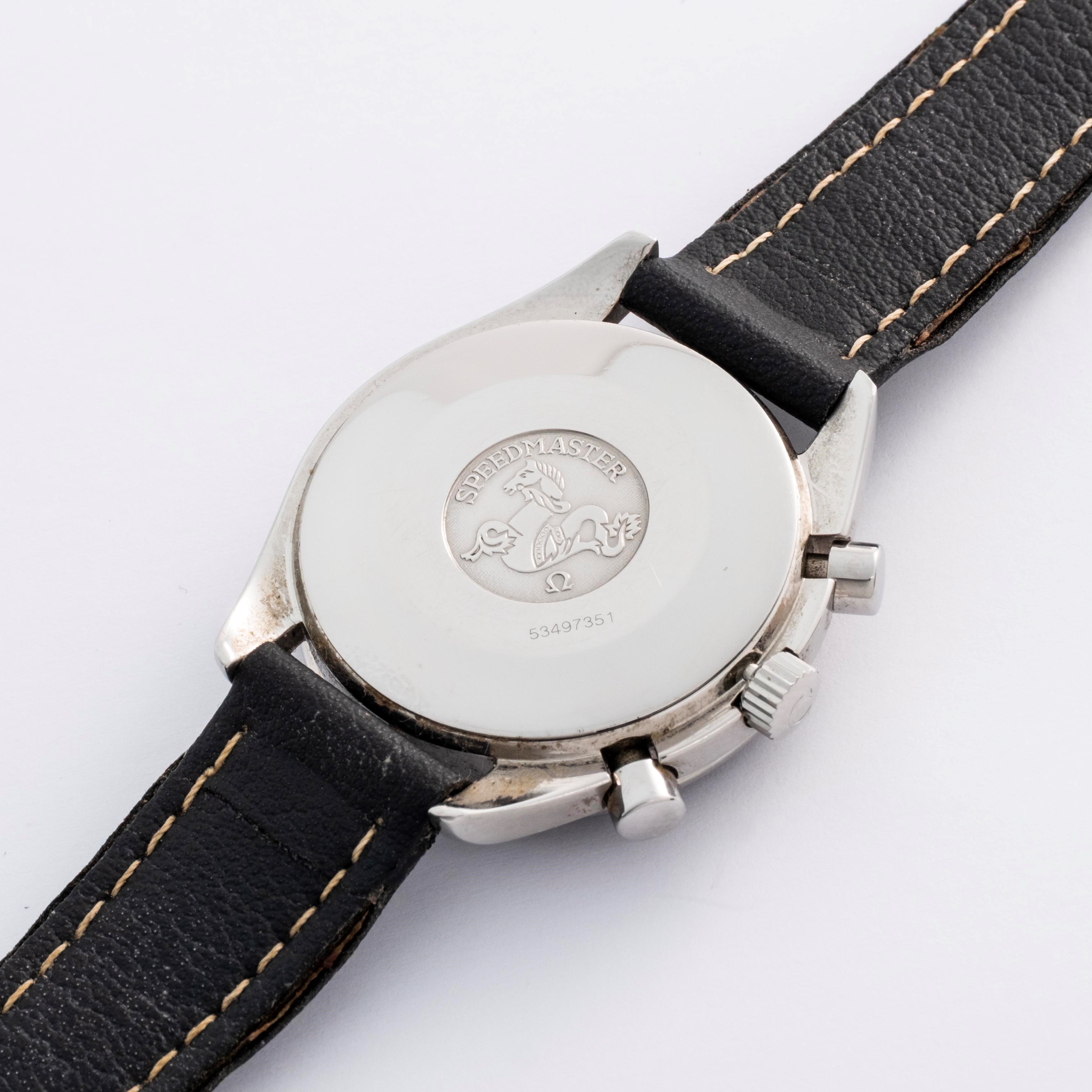 Omega - Speedmaster Reduced in acciaio con tasti a pompa e quadrante nero (circa 1991), ref. 175....