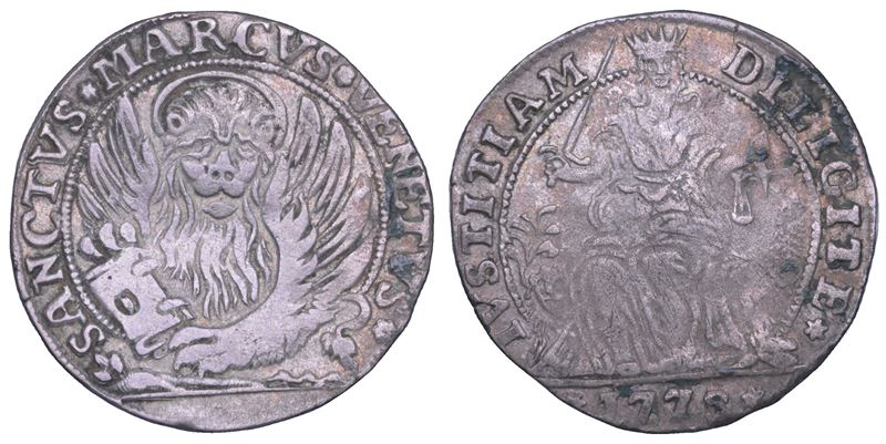 VENEZIA. MONETAZIONE ANONIMA PER LA CITTA’ DI VENEZIA E TUTTO IL DOMINIO. Lirazza da 30 soldi 1778  - Asta Numismatica Light - Cambi Casa d'Aste
