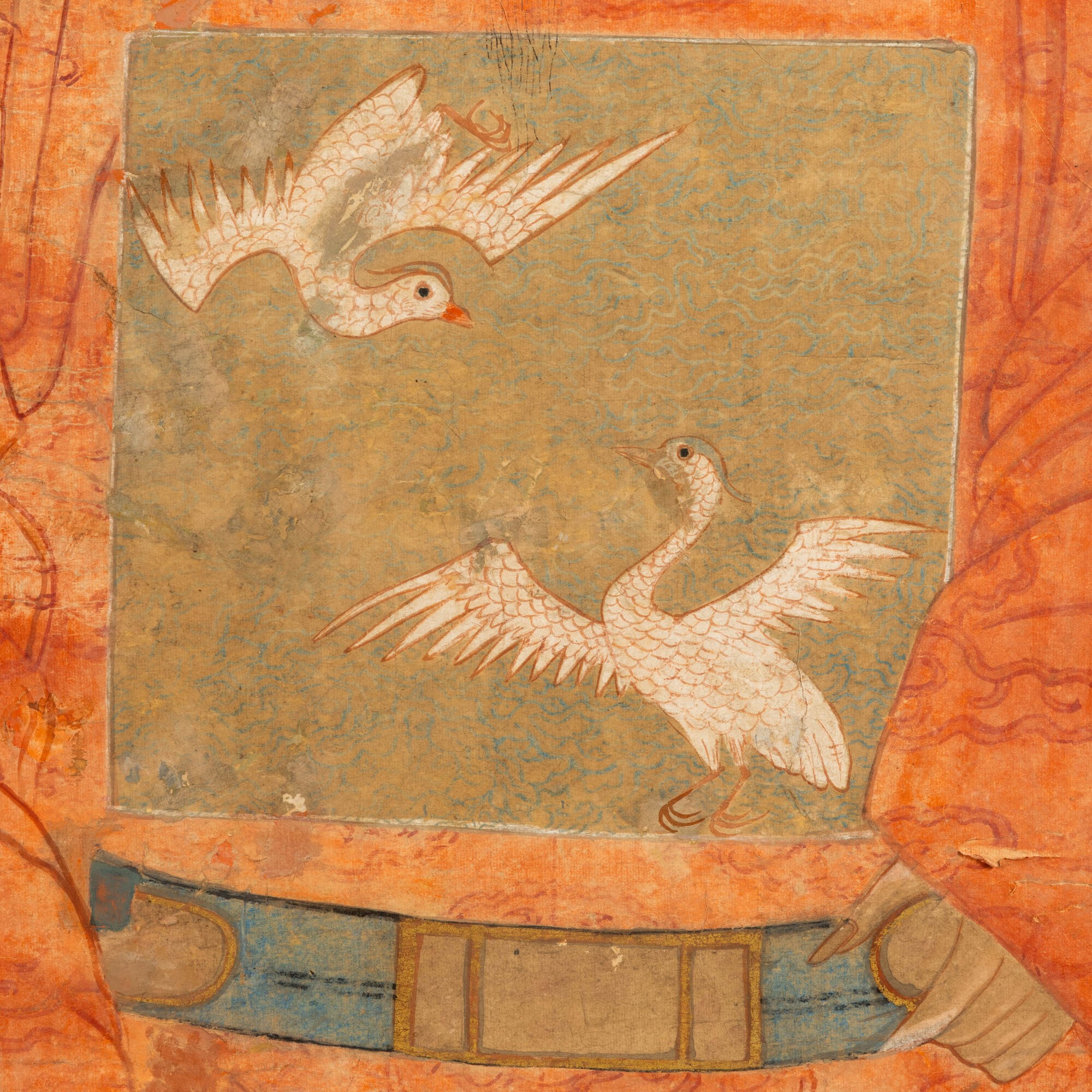 Cina, Ritratto di dignitario, pittura su carta, Dinastia Qing (XVIII secolo)