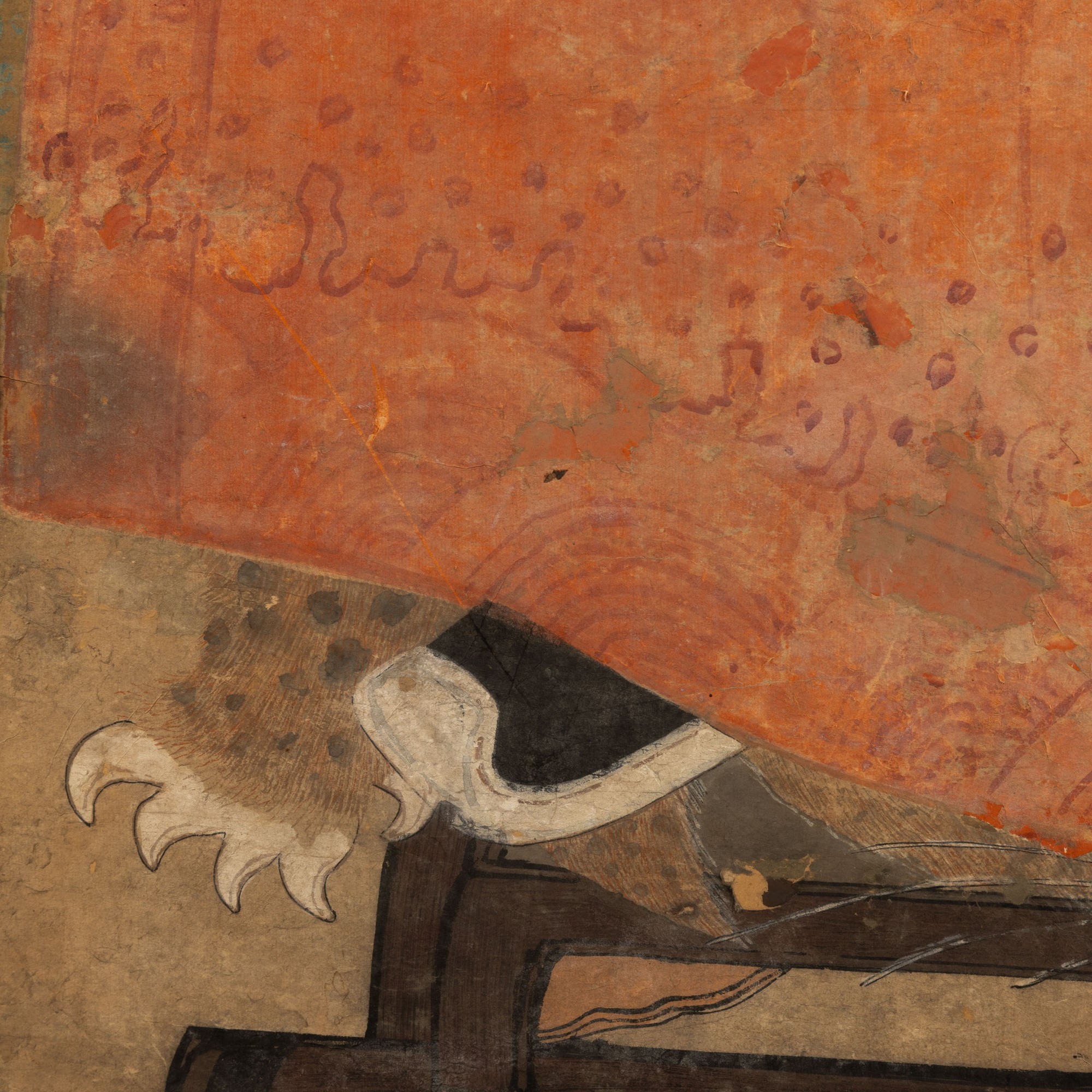 Cina, Ritratto di dignitario, pittura su carta, Dinastia Qing (XVIII secolo)