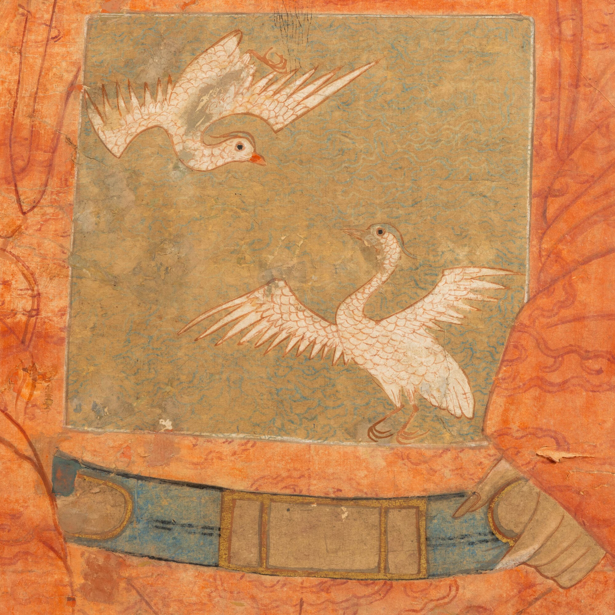 Cina, Ritratto di dignitario, pittura su carta, Dinastia Qing (XVIII secolo)