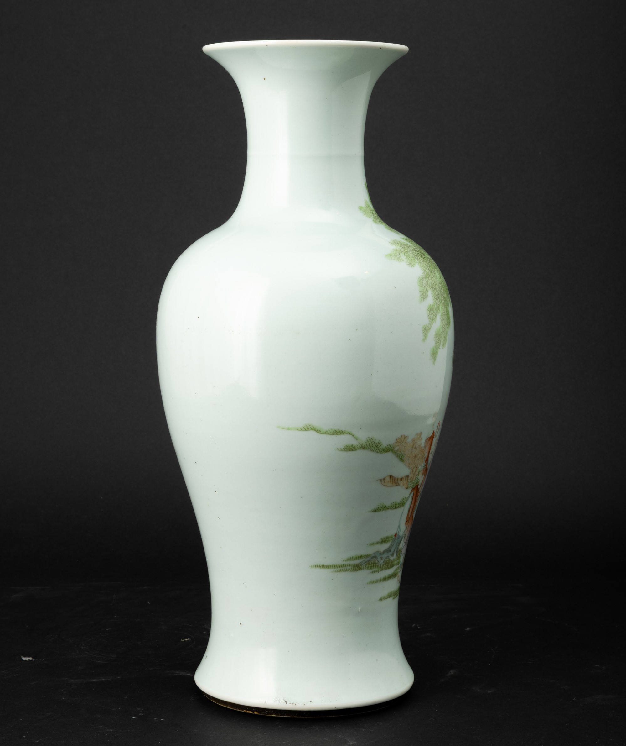 Cina, Dinastia Qing (XIX secolo), Vaso in porcellana con fanciulle