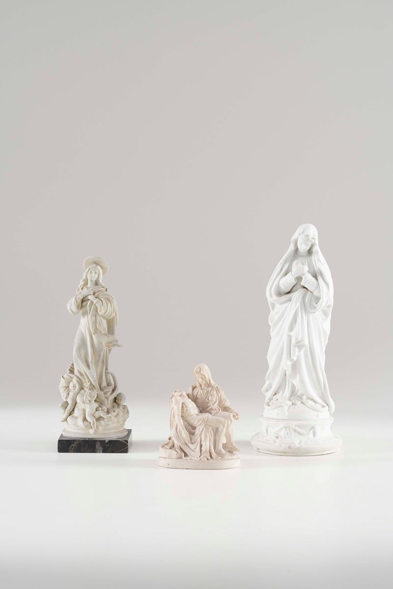 Tra piccole sculture religiose  - Asta Antiquariato e Cornici - Cambi Casa d'Aste