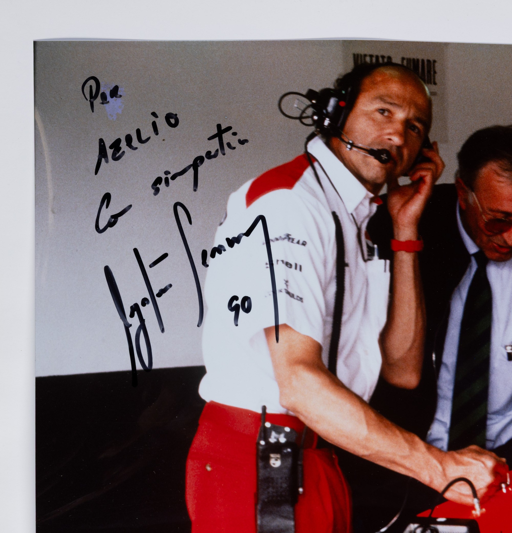 Senna, Foto del Gran Premio di San Marino (autografo)