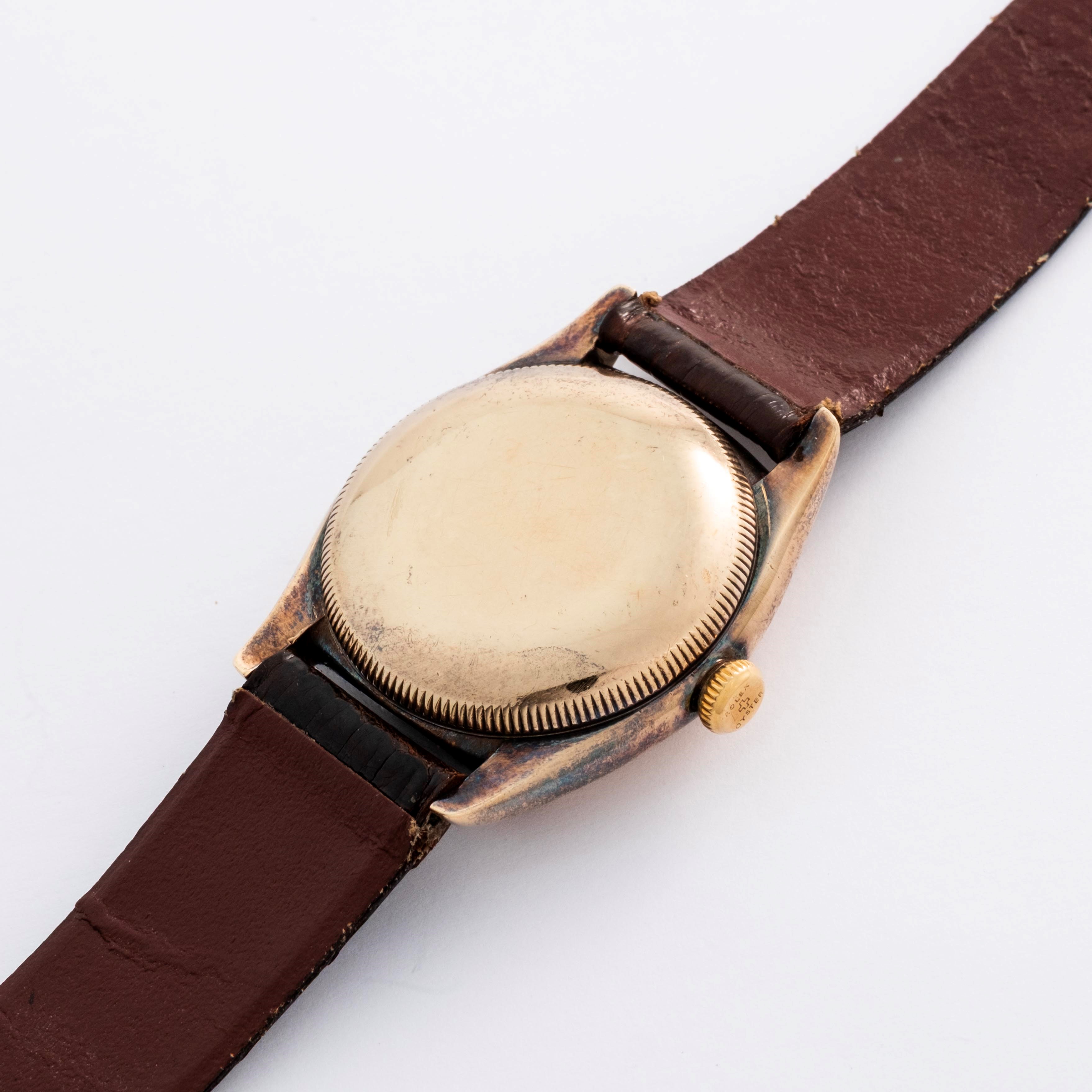 Rolex - Oyster Perpetual Ovetto ref. 3131, oro giallo 14k, circa 1946