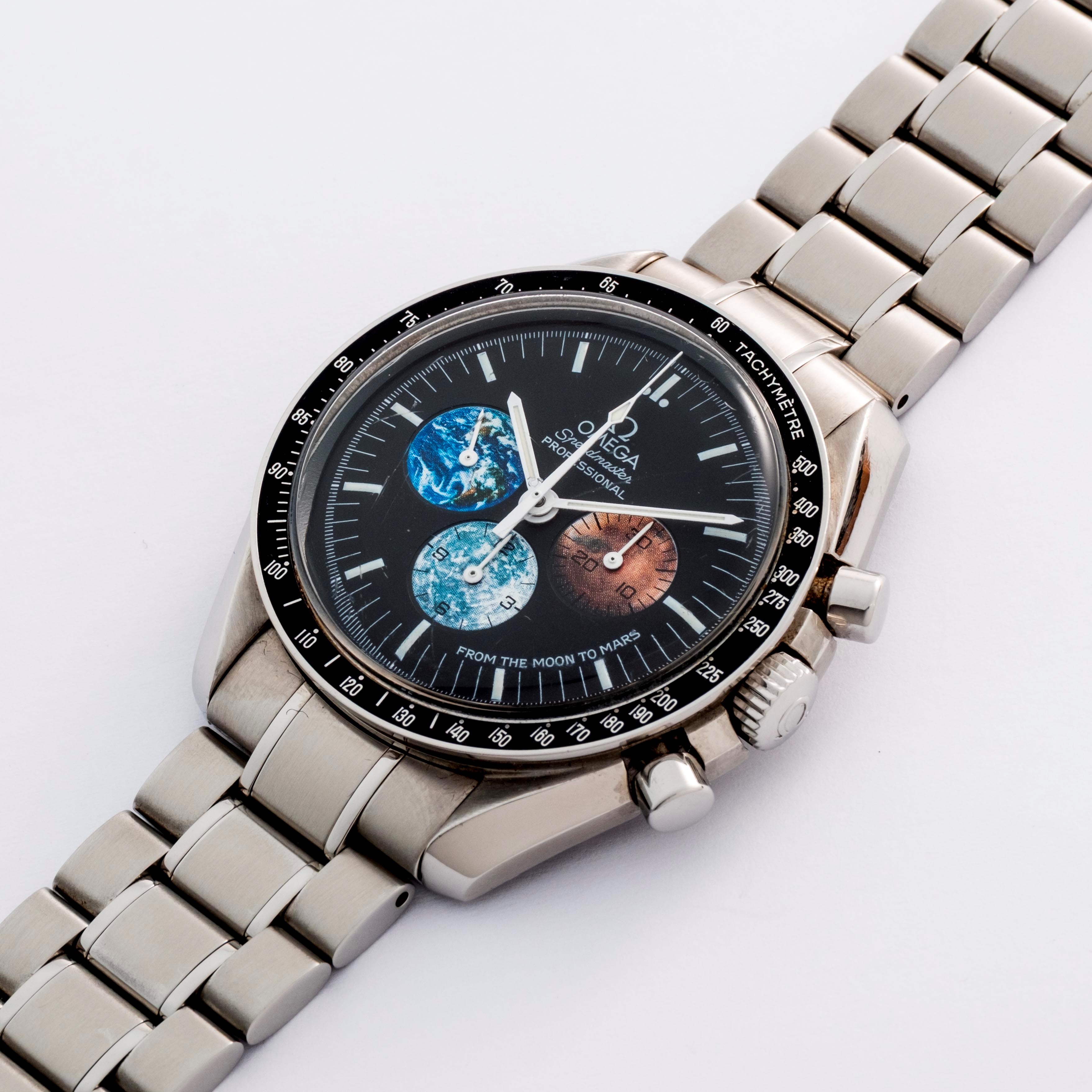 Omega - Speedmaster Professional Moonwatch “From the Moon to Mars”, acciaio, quadrante nero, cal....