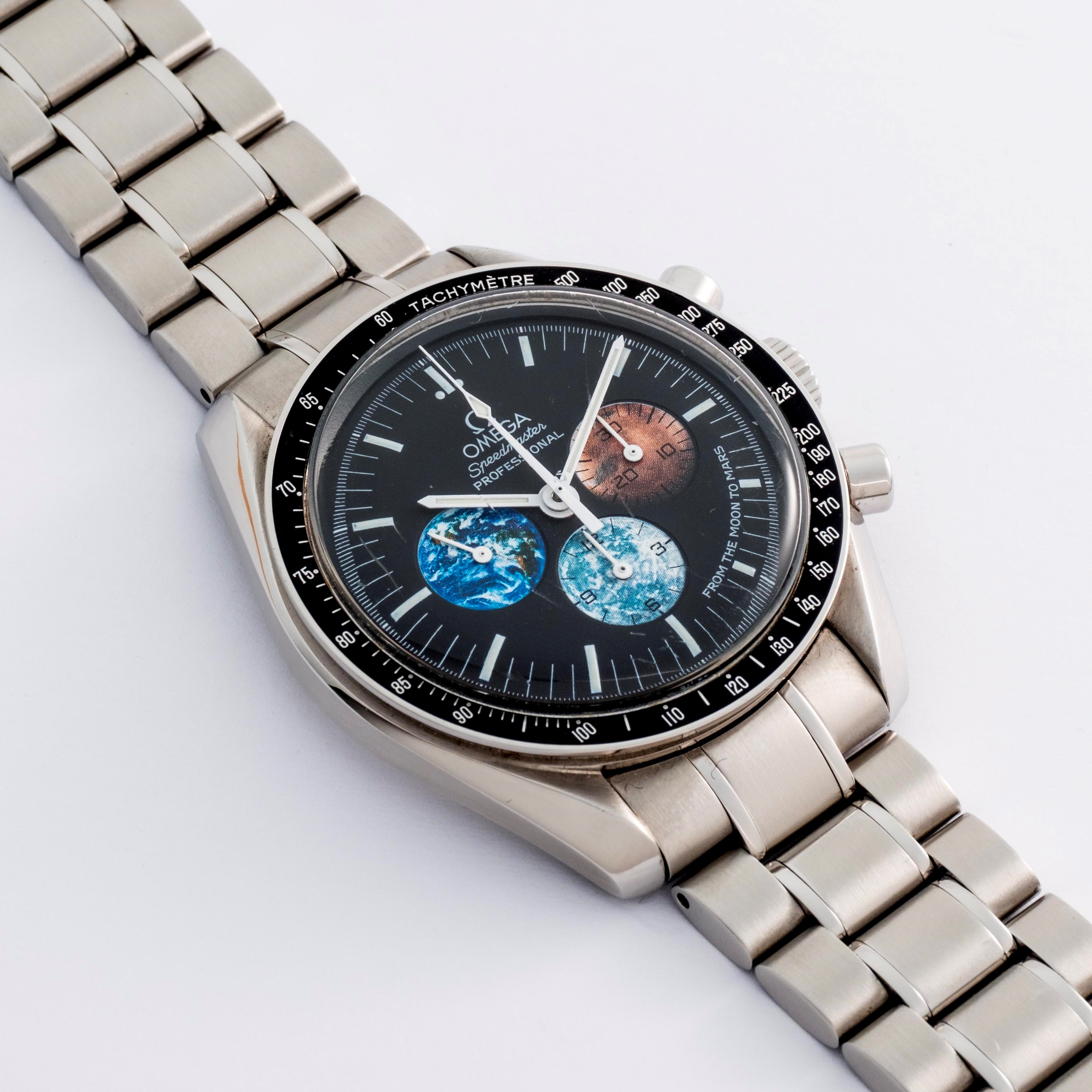 Omega - Speedmaster Professional Moonwatch “From the Moon to Mars”, acciaio, quadrante nero, cal....