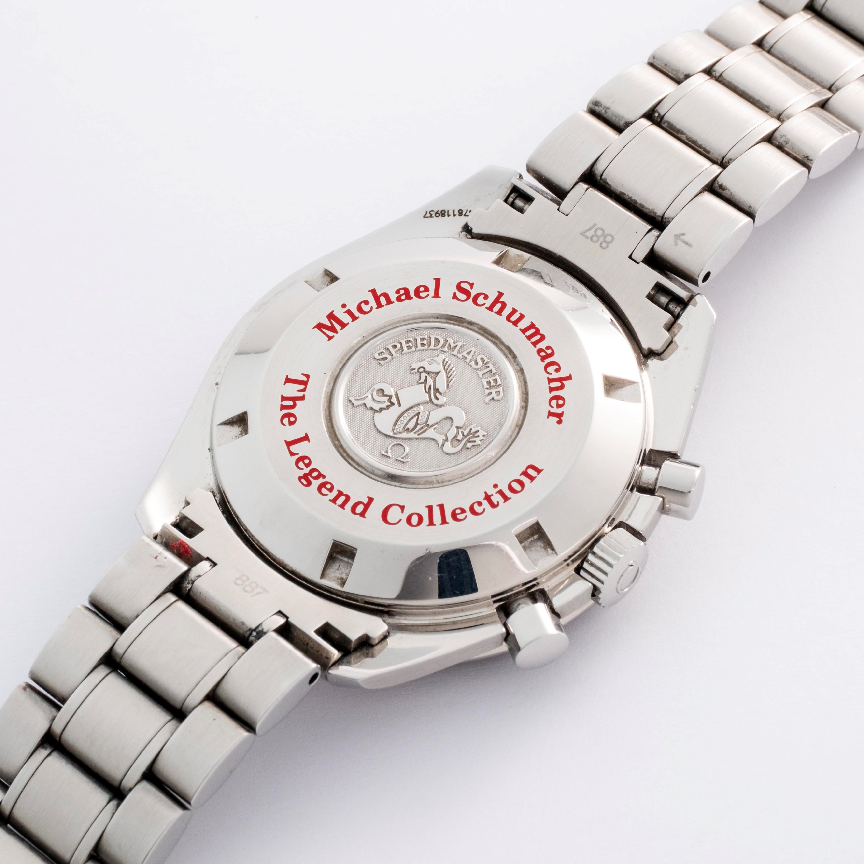 Omega - Speedmaster "The Legend Collection - Michael Schumacher" ref. 3506.61.00, acciaio, quadra...