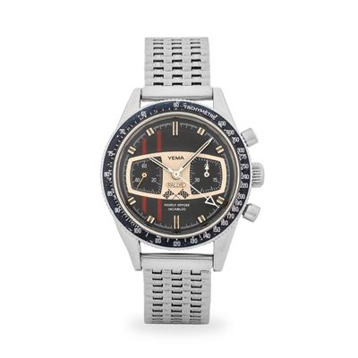 Cronografo Rallye “Mario Andretti” ref. 93016B, acciaio, circa 1970