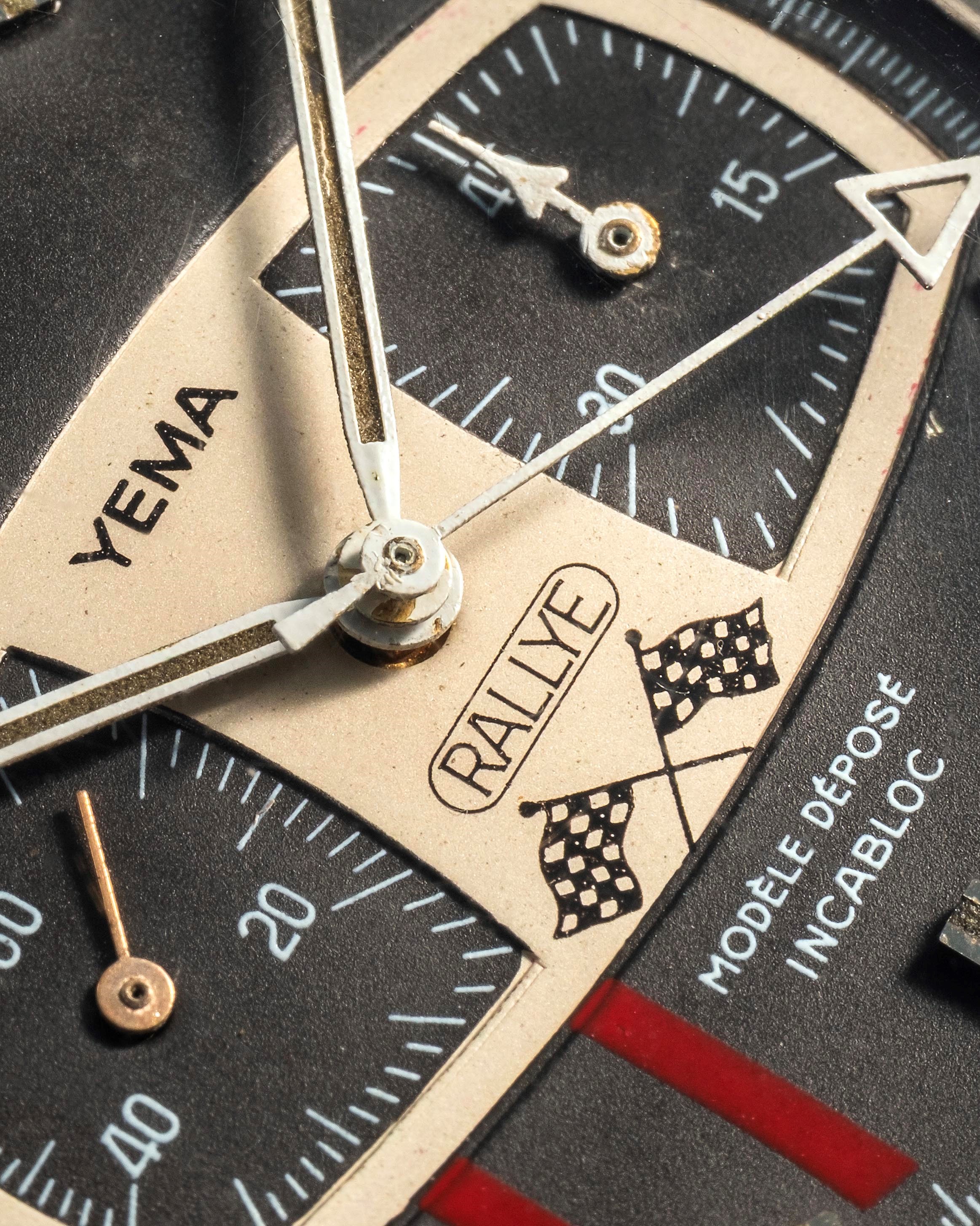 Yema - Cronografo Rallye “Mario Andretti” ref. 93016B, acciaio, circa 1970
