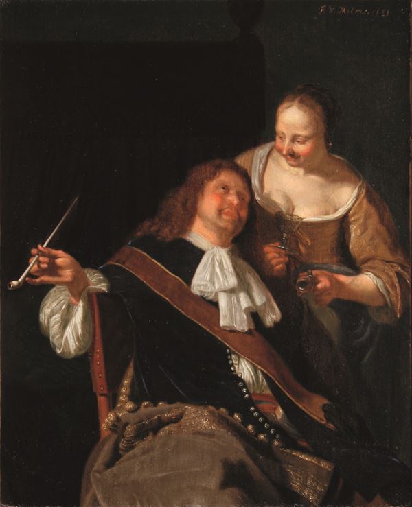 Jan van Mieris - Scena galante