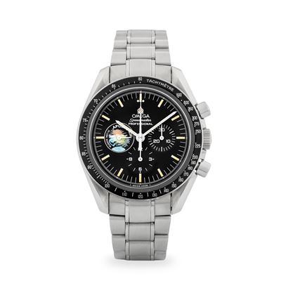 Professional Speedmaster Apollo XIII ref. 145.0022, acciaio, quadrante nero con contatore al nove