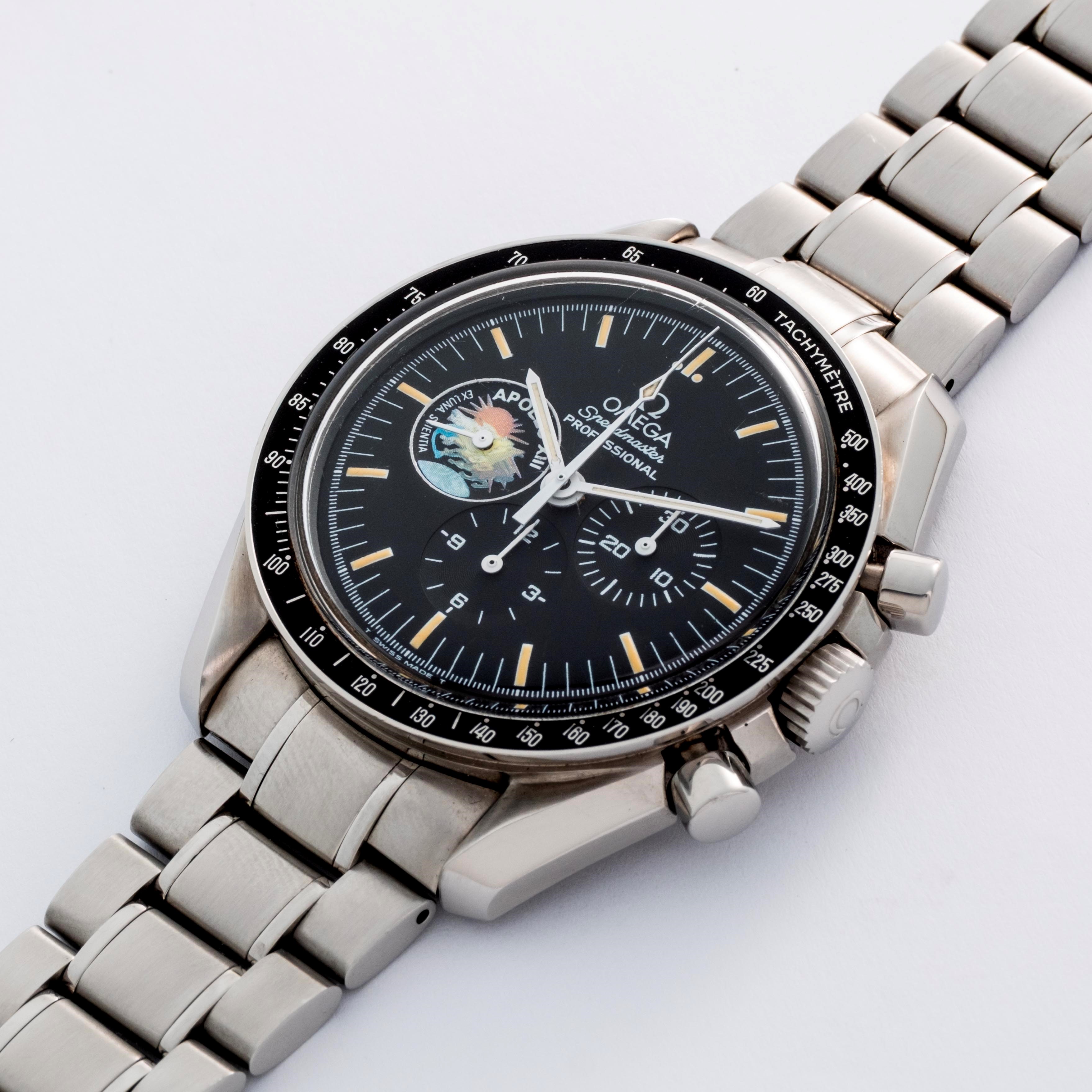 Omega - Professional Speedmaster Apollo XIII ref. 145.0022, acciaio, quadrante nero con contatore...