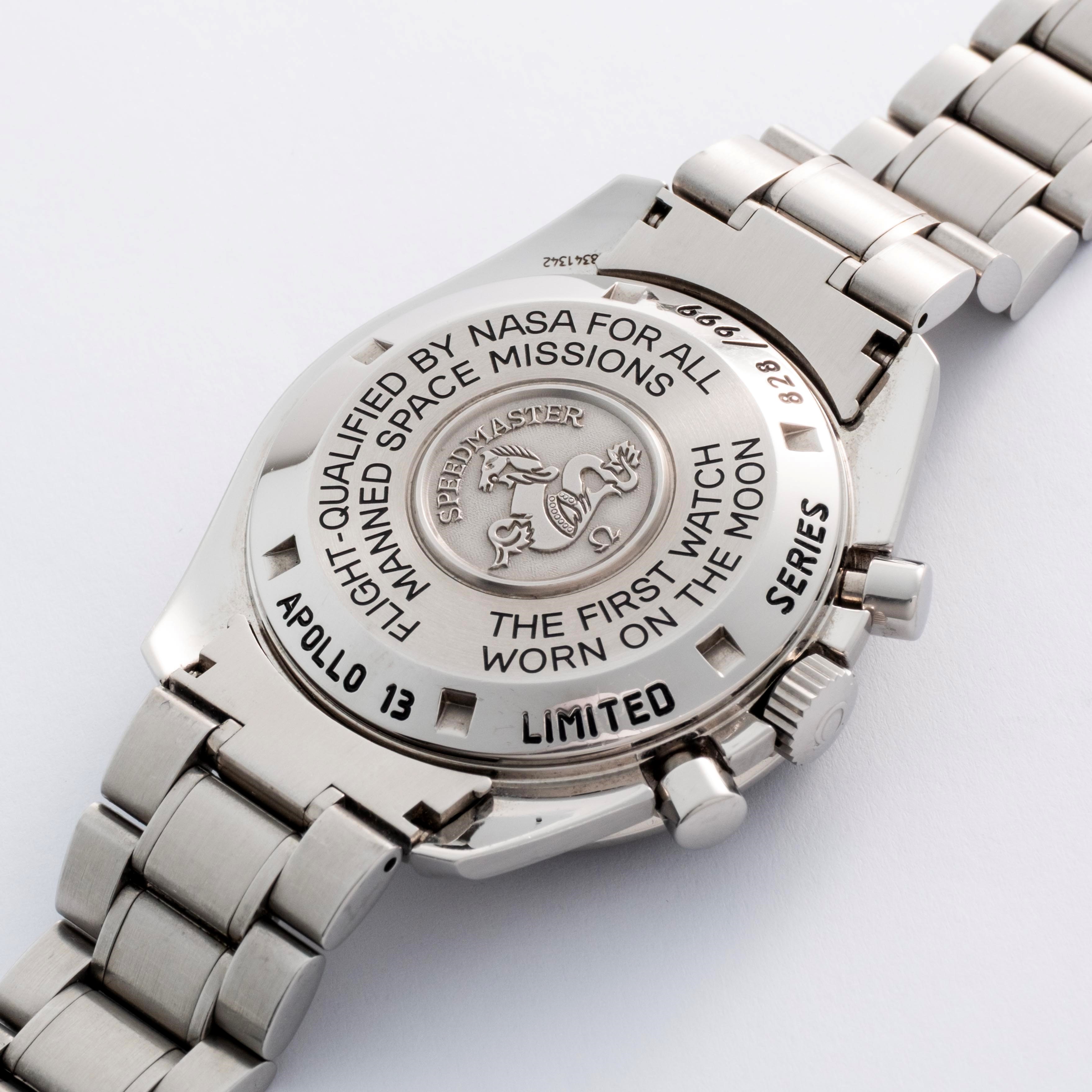 Omega - Professional Speedmaster Apollo XIII ref. 145.0022, acciaio, quadrante nero con contatore...