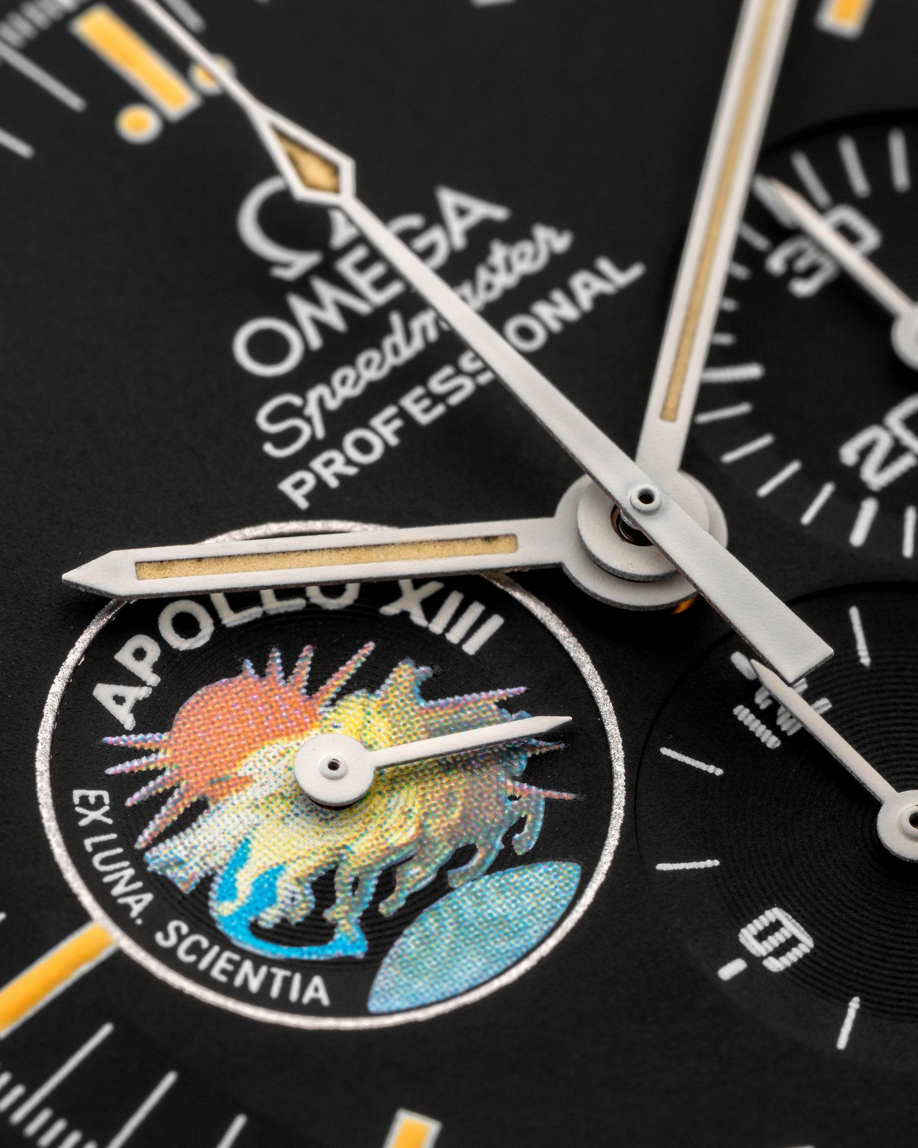 Omega - Professional Speedmaster Apollo XIII ref. 145.0022, acciaio, quadrante nero con contatore...