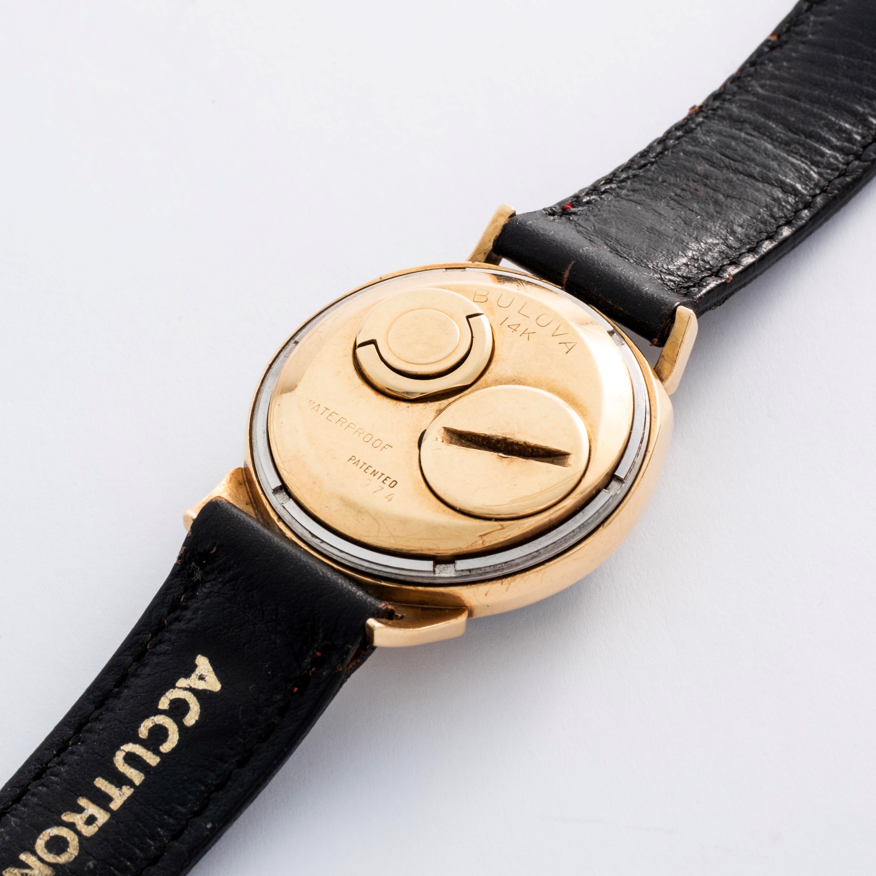 Bulova - Accutron Alpha Spaceview in oro giallo 14k, quadrante scheletrato