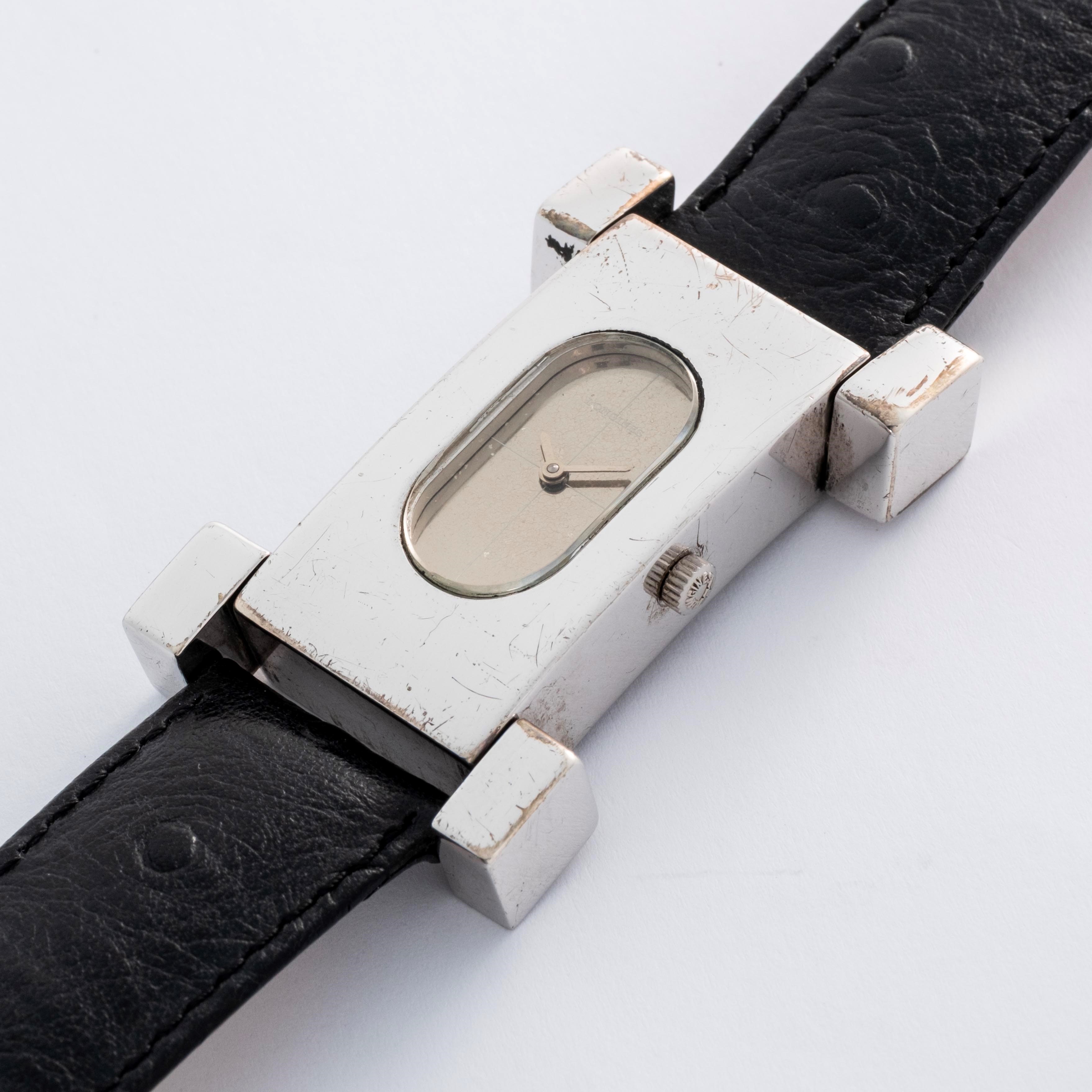 Longines - Orologio da polso Solo tempo Serge Manzon ref. 5014 in argento