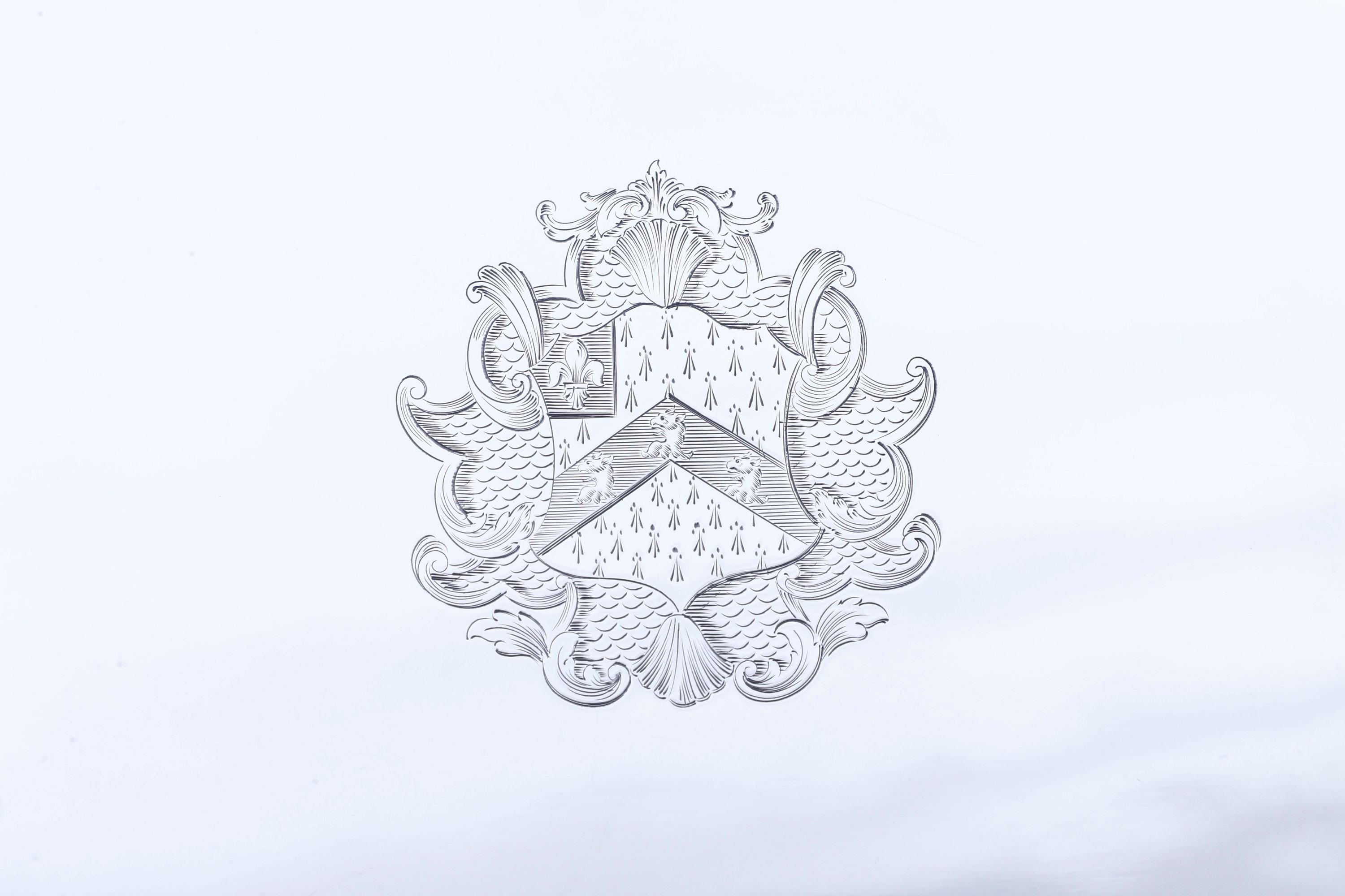 John Tuite, Salver, Londra 1731, argento fuso, sbalzato e cesellato