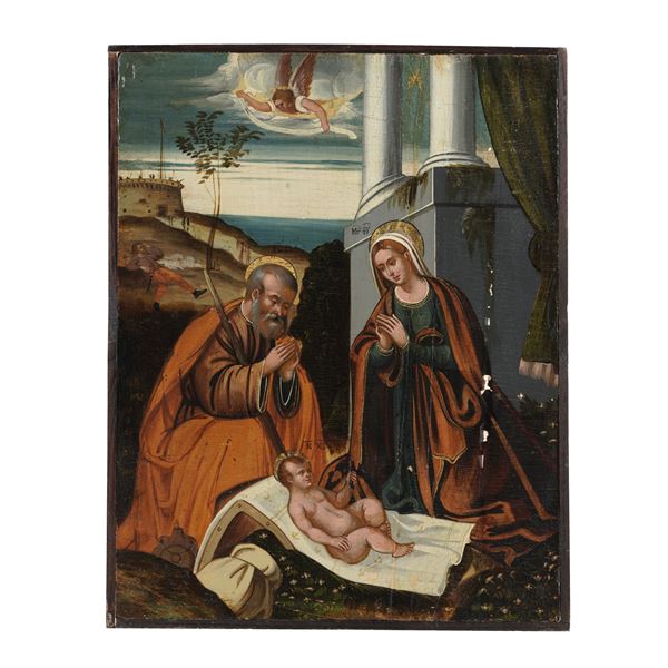 Scuola veneto-cretese del XVI-XVII secolo Natività
