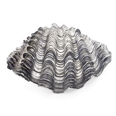 Mario Buccellati, Grande conchiglia rivestita in argento