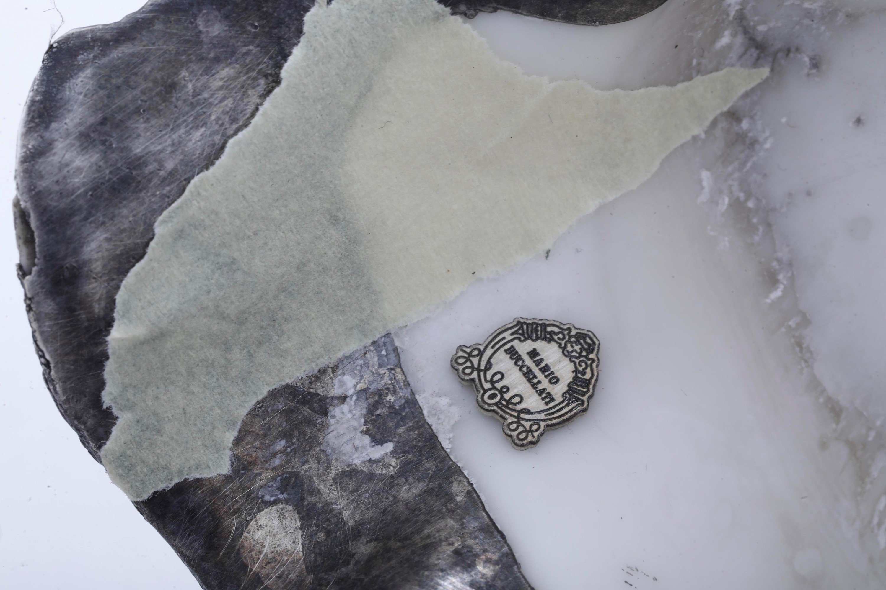 Mario Buccellati, Grande conchiglia rivestita in argento