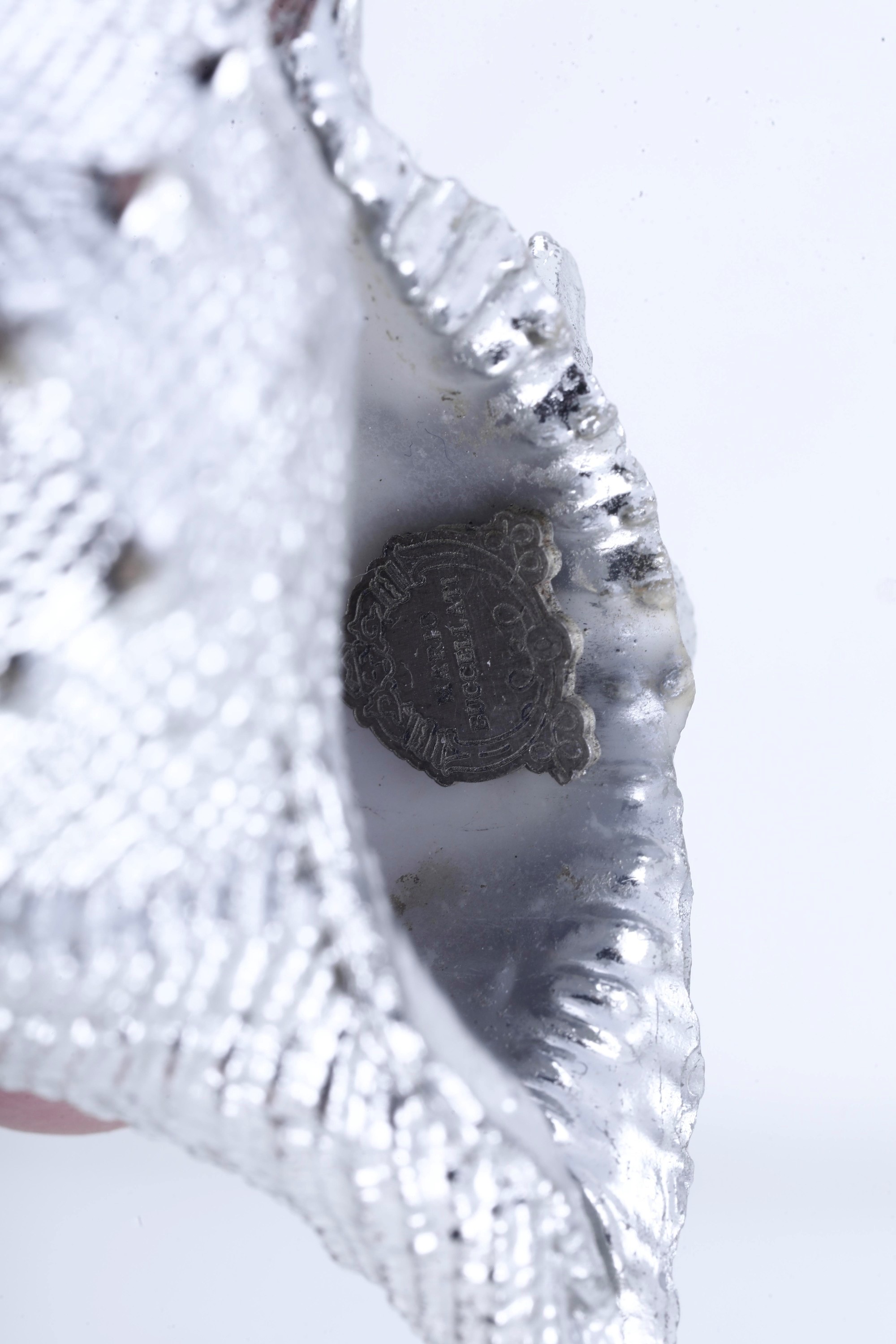 Conchiglie decorative, sei pezzi, rivestite in argento (Italia, XX-XXI secolo)