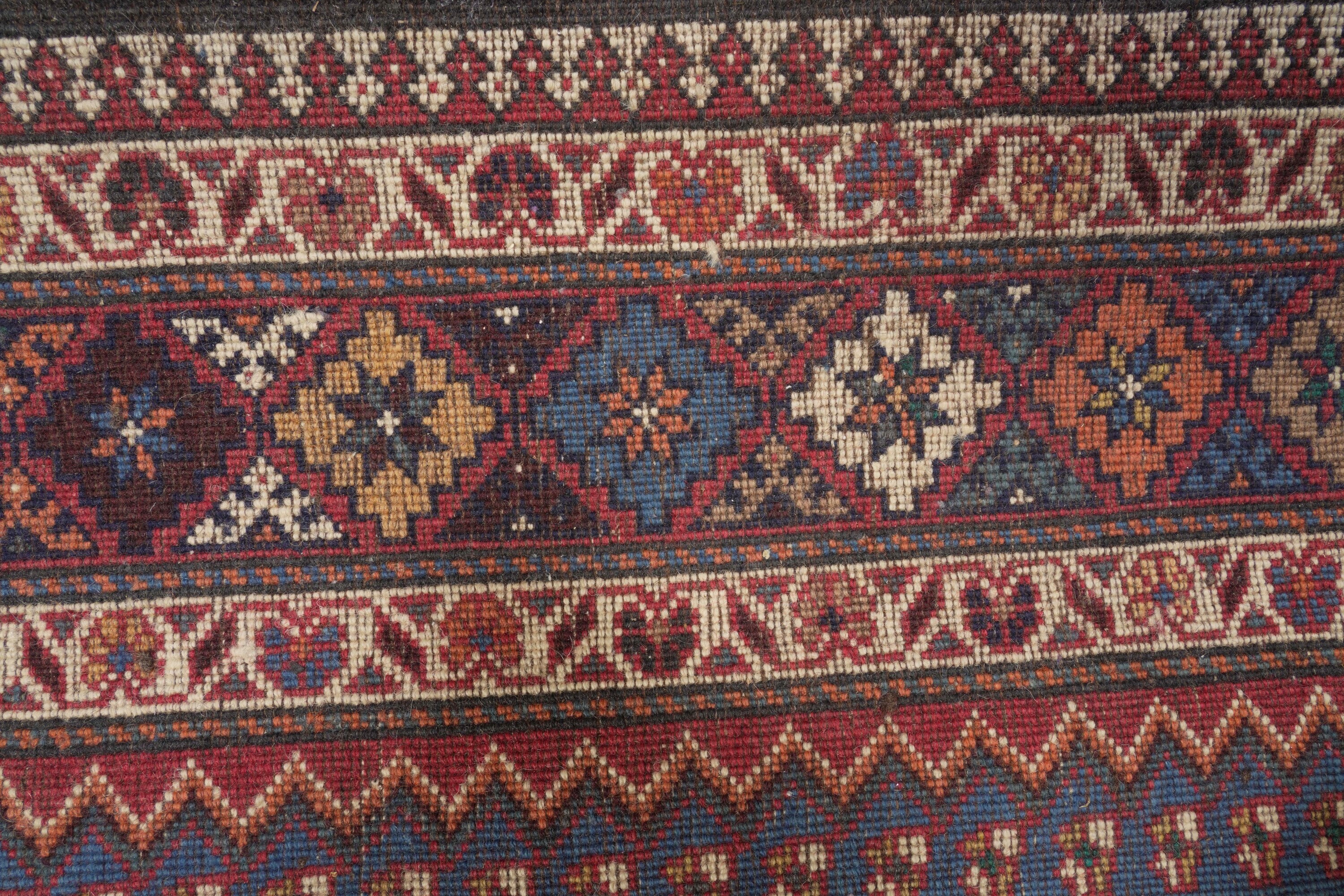 Tappeto Yalameh azzurro, 152 x 242 cm